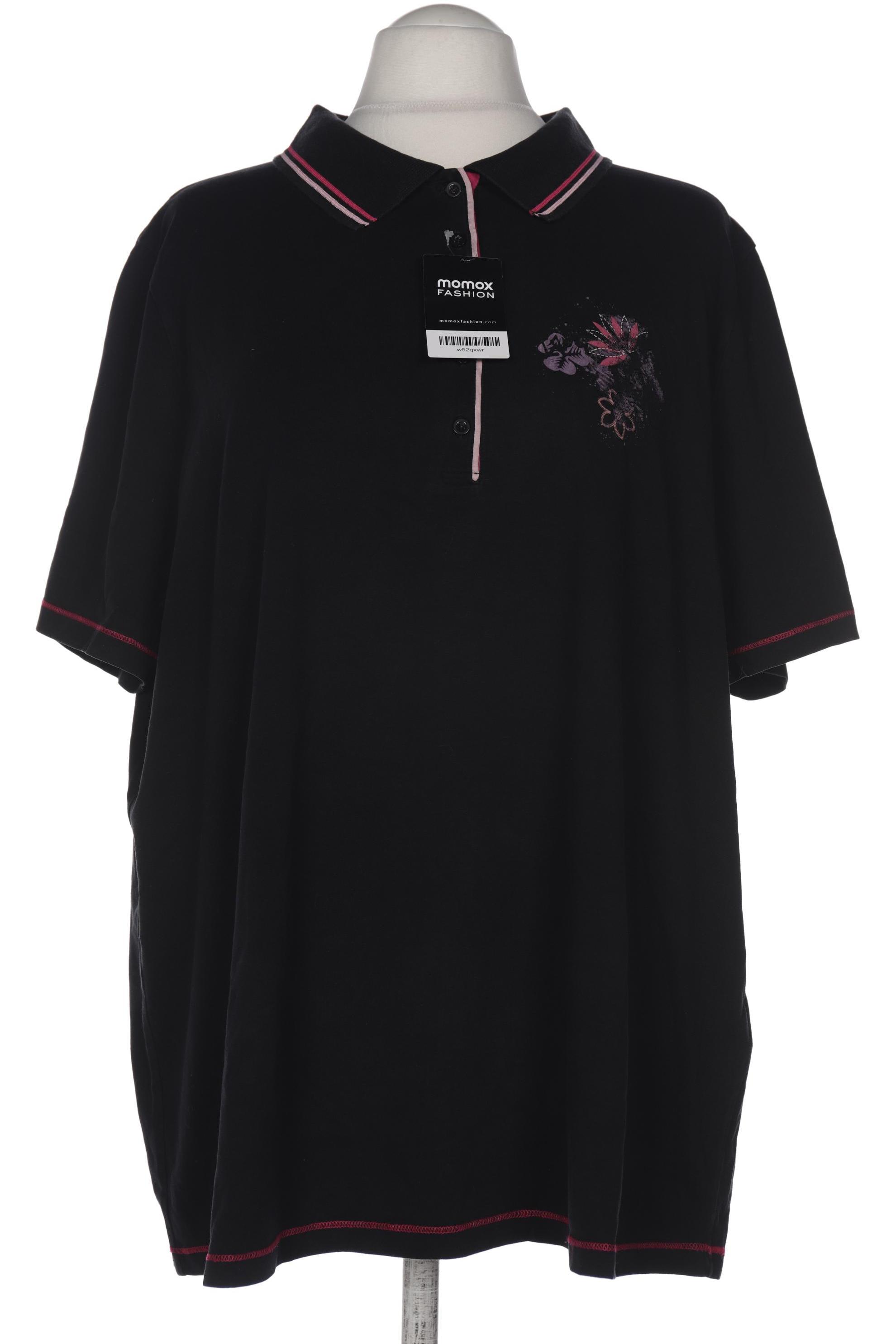 

Ulla Popken Damen Poloshirt, schwarz, Gr. 54
