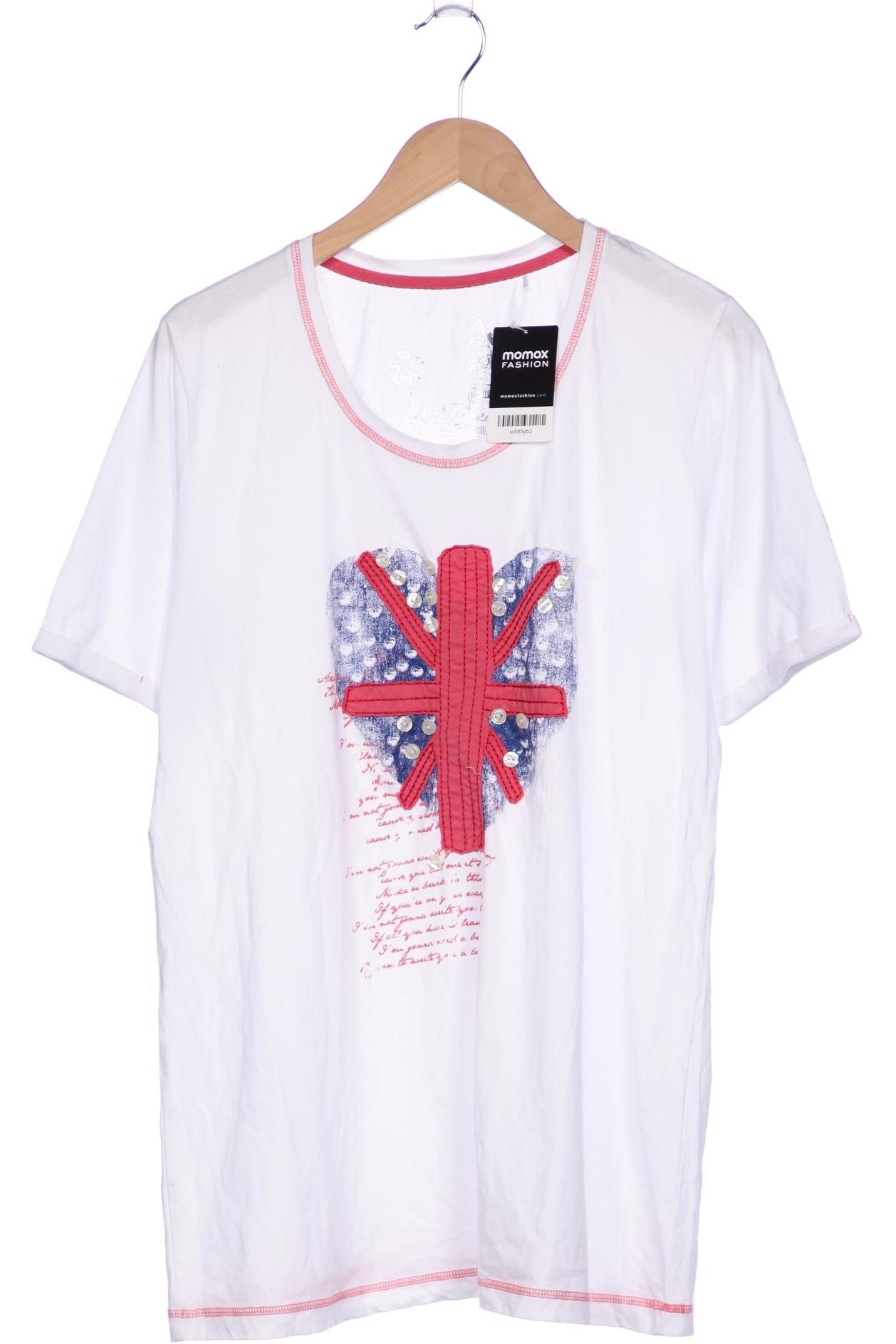 

Ulla Popken Damen T-Shirt, weiß, Gr. 46