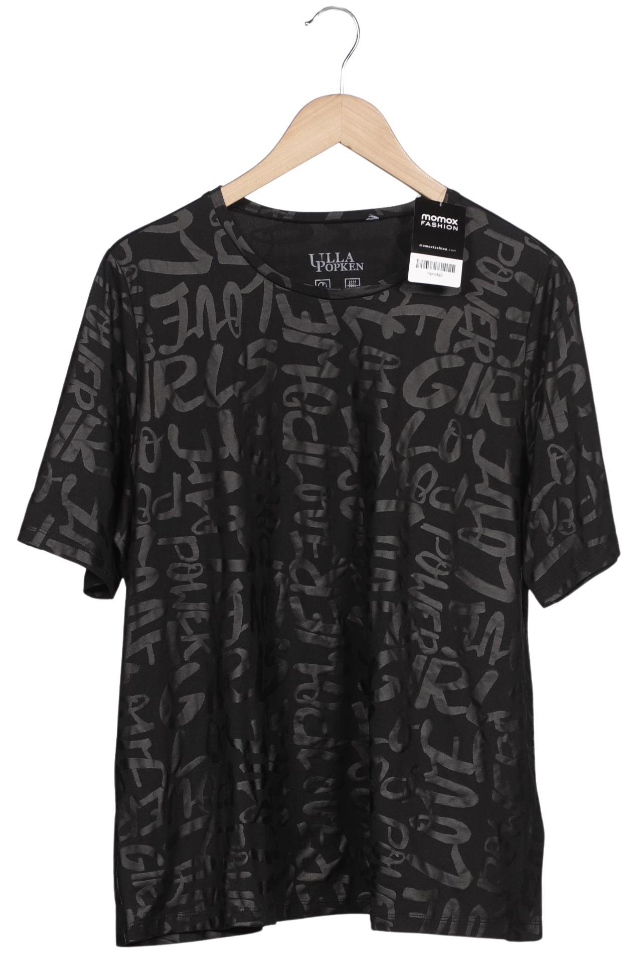 

Ulla Popken Damen T-Shirt, schwarz, Gr. 46