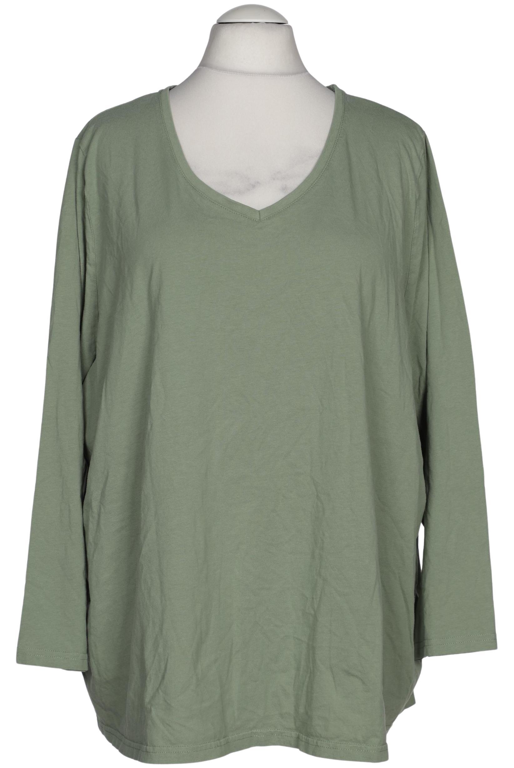 

Ulla Popken Damen Langarmshirt, grün, Gr. 58