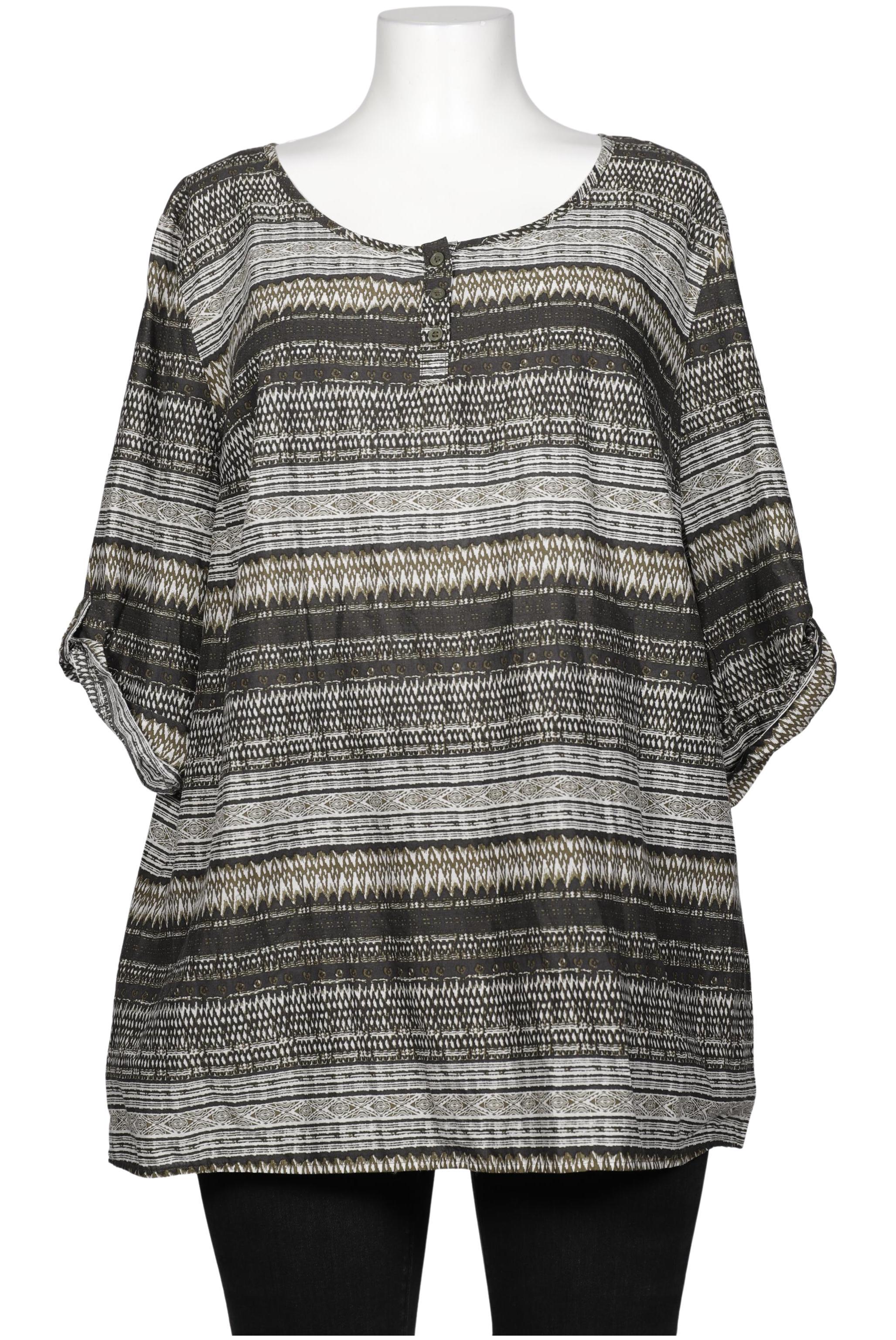 

Ulla Popken Damen Bluse, grau, Gr. 46