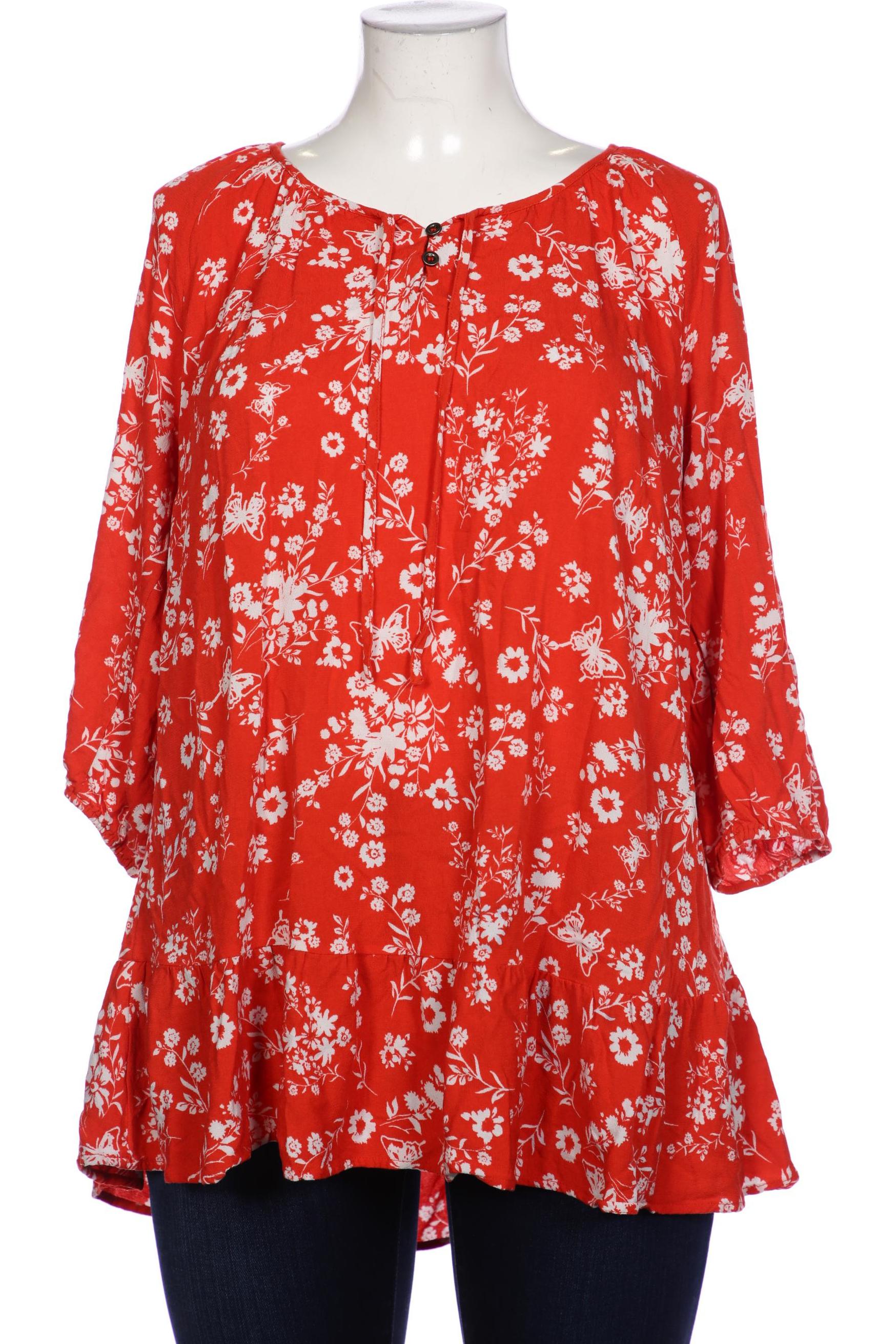

Ulla Popken Damen Bluse, rot, Gr. 46