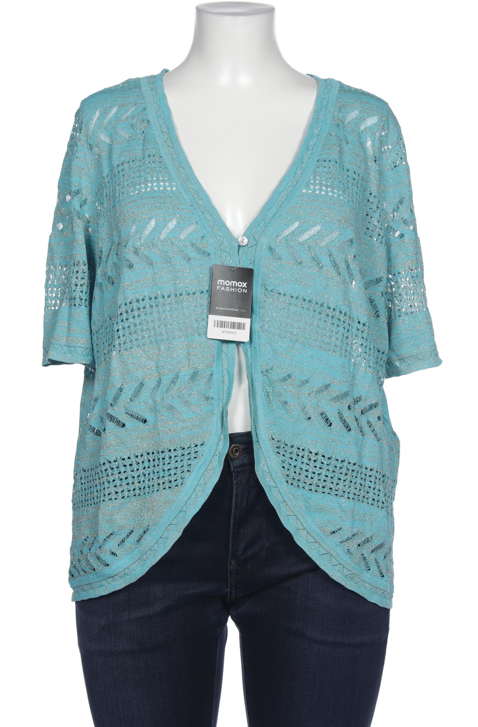 

Ulla Popken Damen Strickjacke, blau, Gr. 50