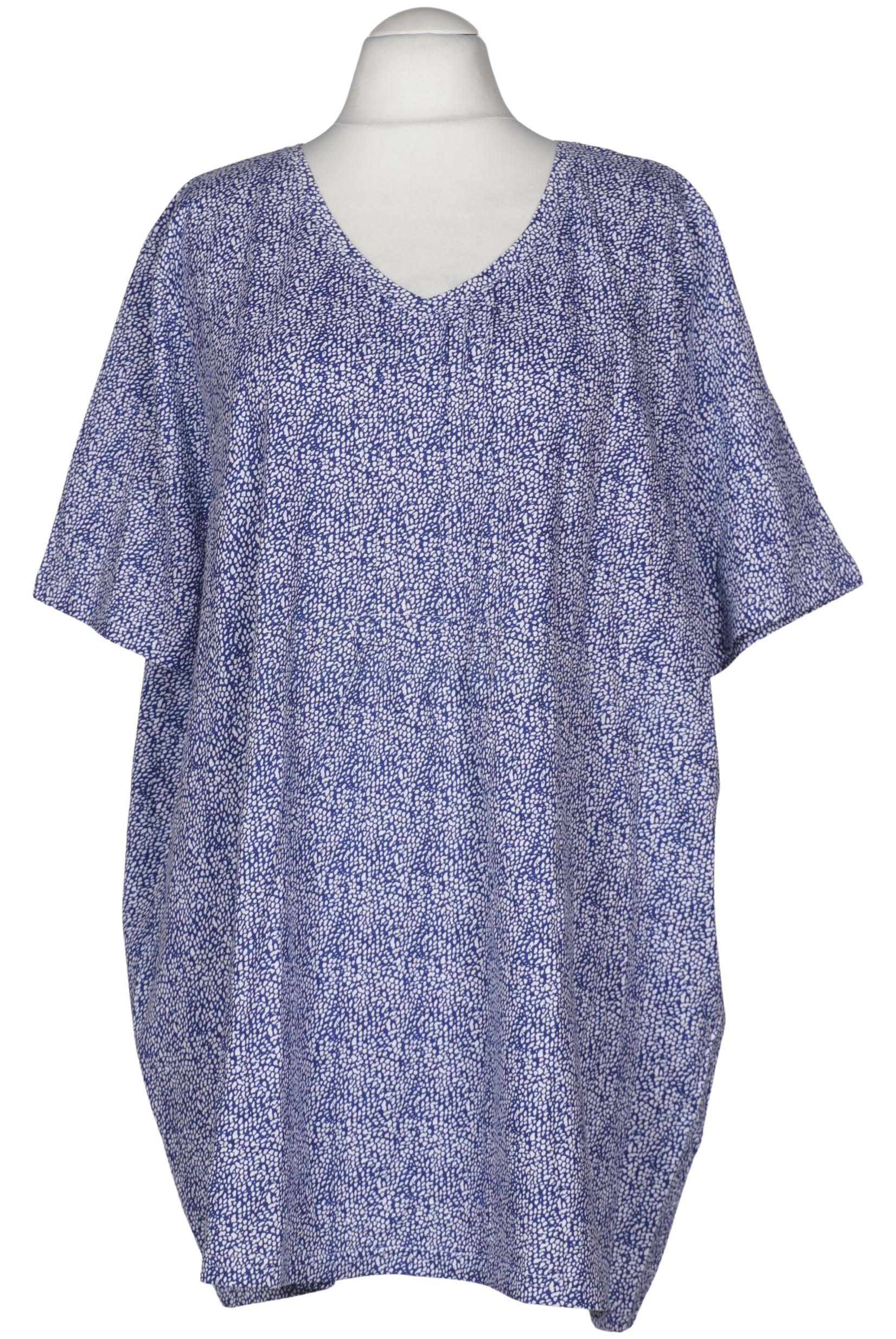 

Ulla Popken Damen T-Shirt, blau, Gr. 58