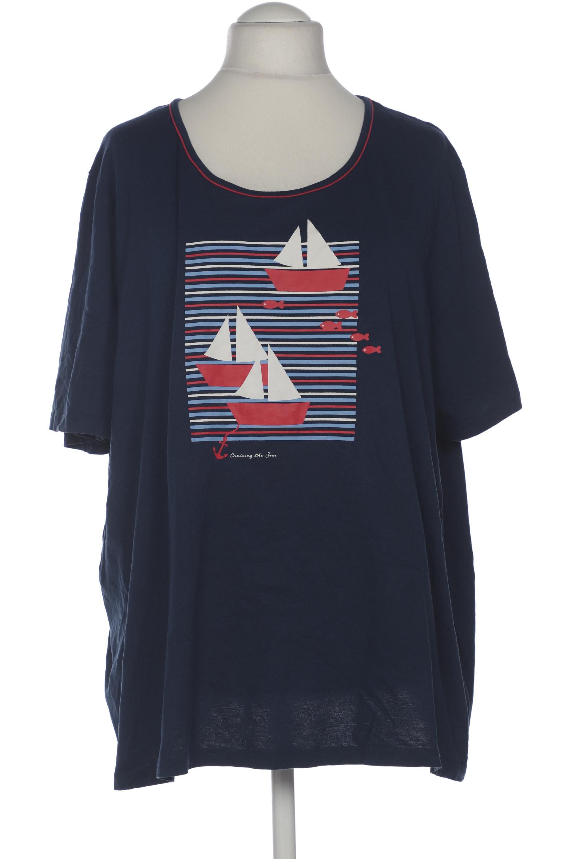 

Ulla Popken Damen T-Shirt, marineblau, Gr. 54