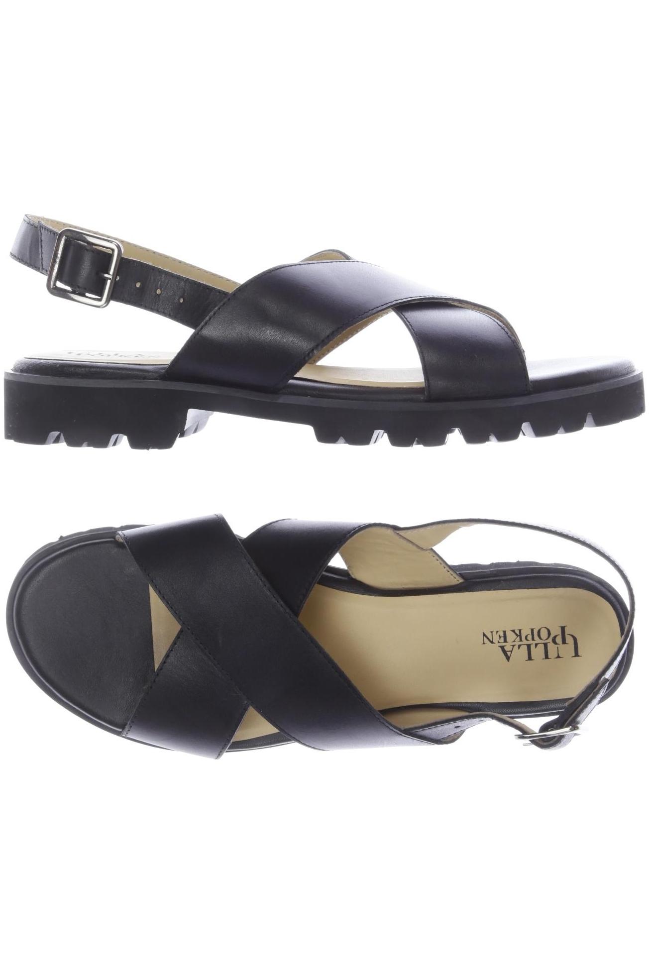 

Ulla Popken Damen Sandale, schwarz, Gr. 43