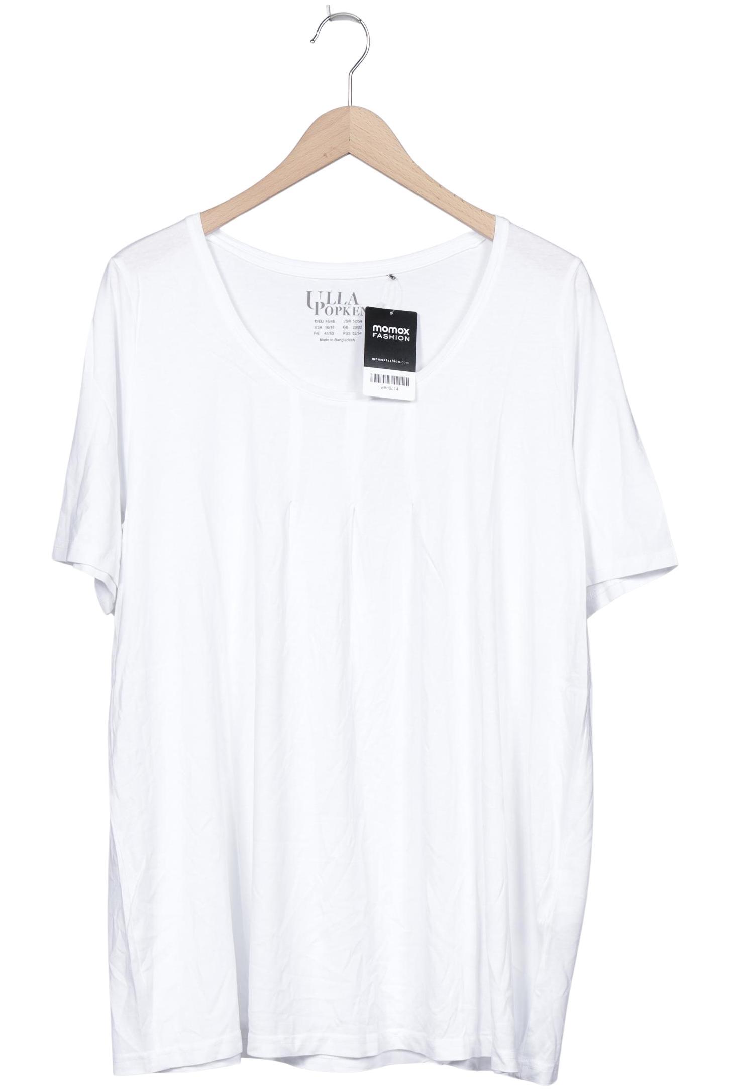 

Ulla Popken Damen T-Shirt, weiß, Gr. 46