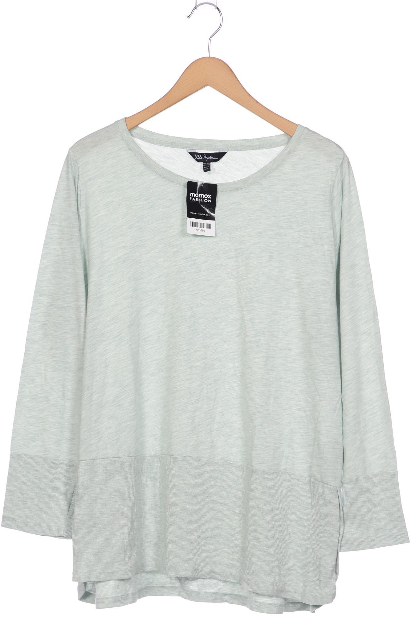 

Ulla Popken Damen Langarmshirt, türkis, Gr. 50