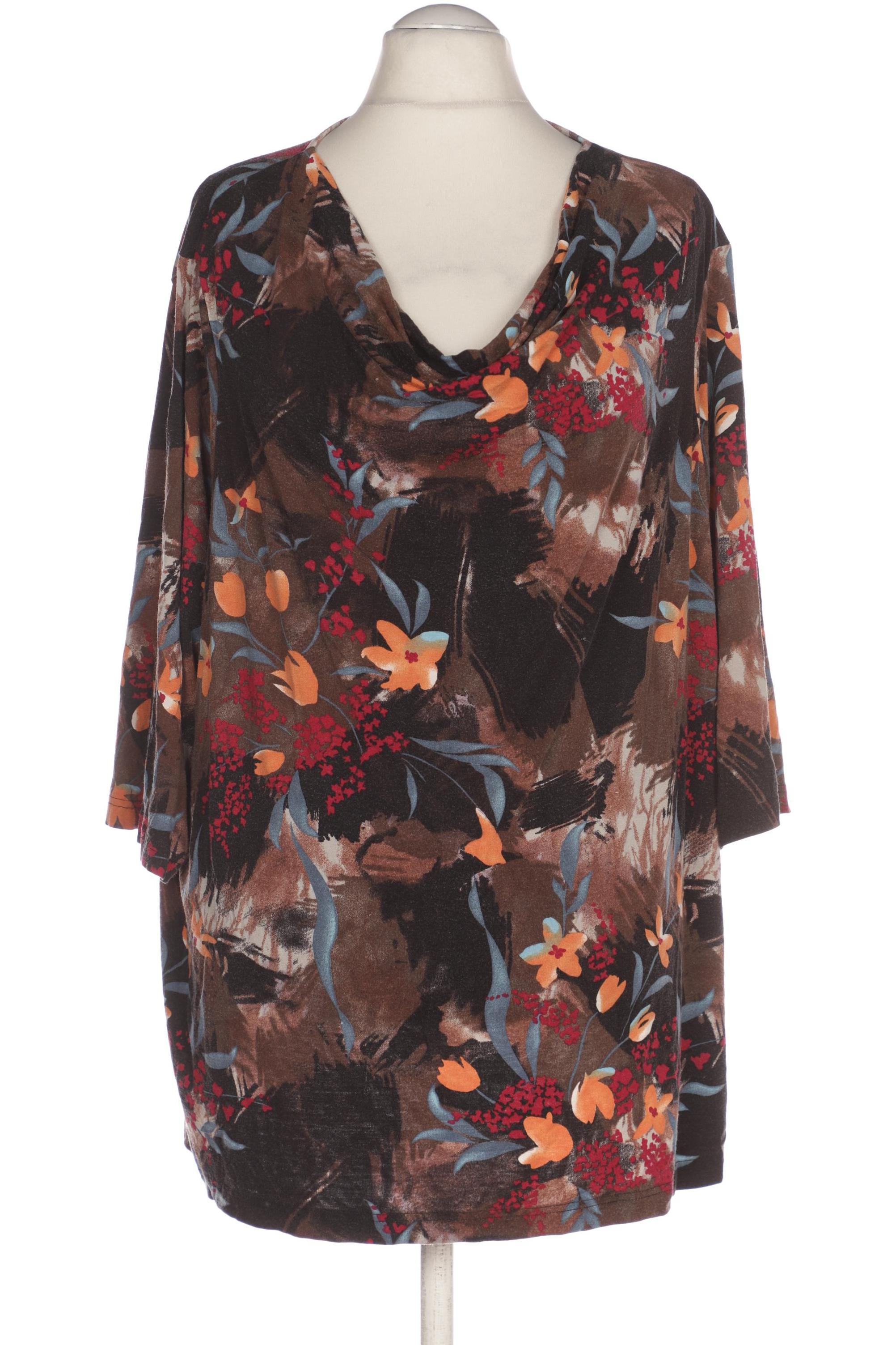 

Ulla Popken Damen Langarmshirt, braun, Gr. 58