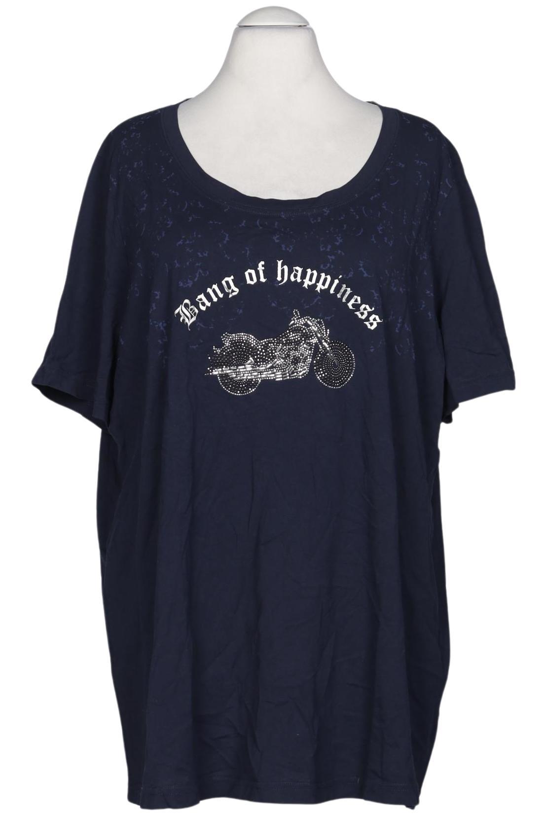 

Ulla Popken Damen T-Shirt, marineblau, Gr. 58