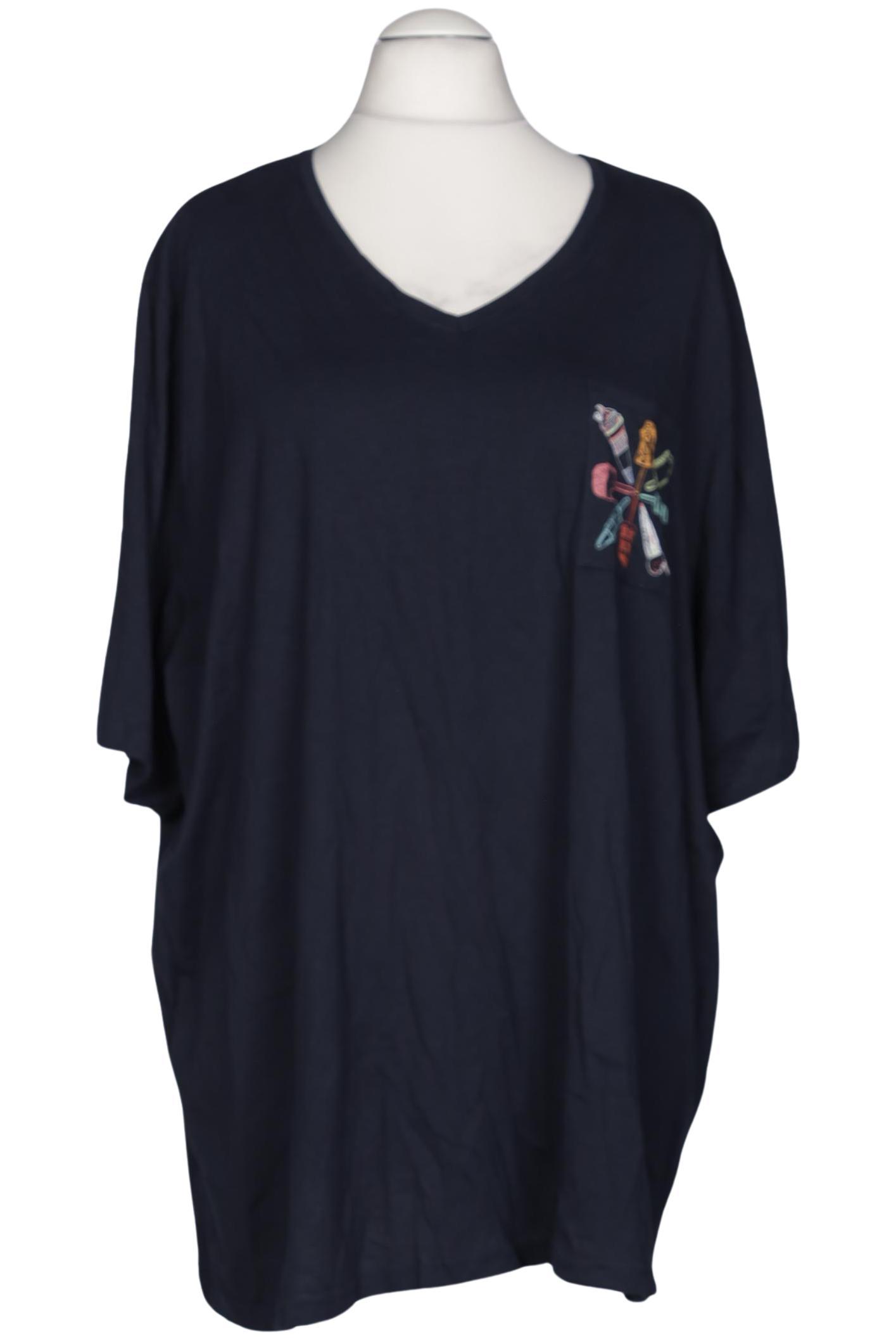 

Ulla Popken Damen T-Shirt, marineblau, Gr. 58