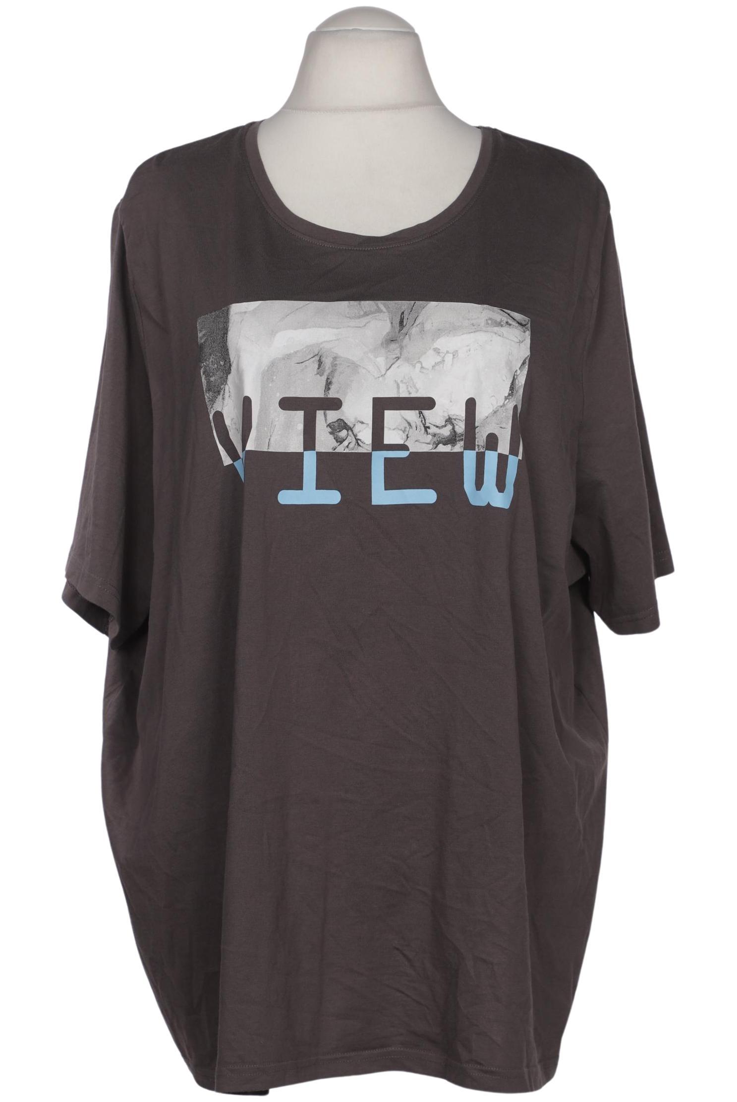 

Ulla Popken Damen T-Shirt, grau, Gr. 58