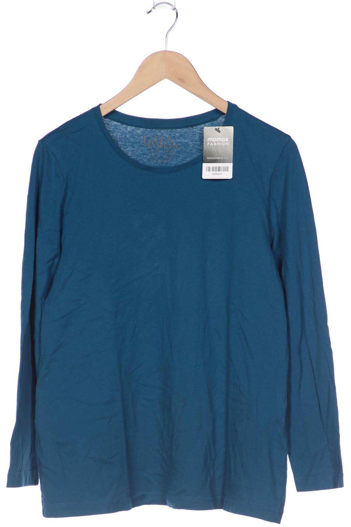 

Ulla Popken Damen Langarmshirt, blau