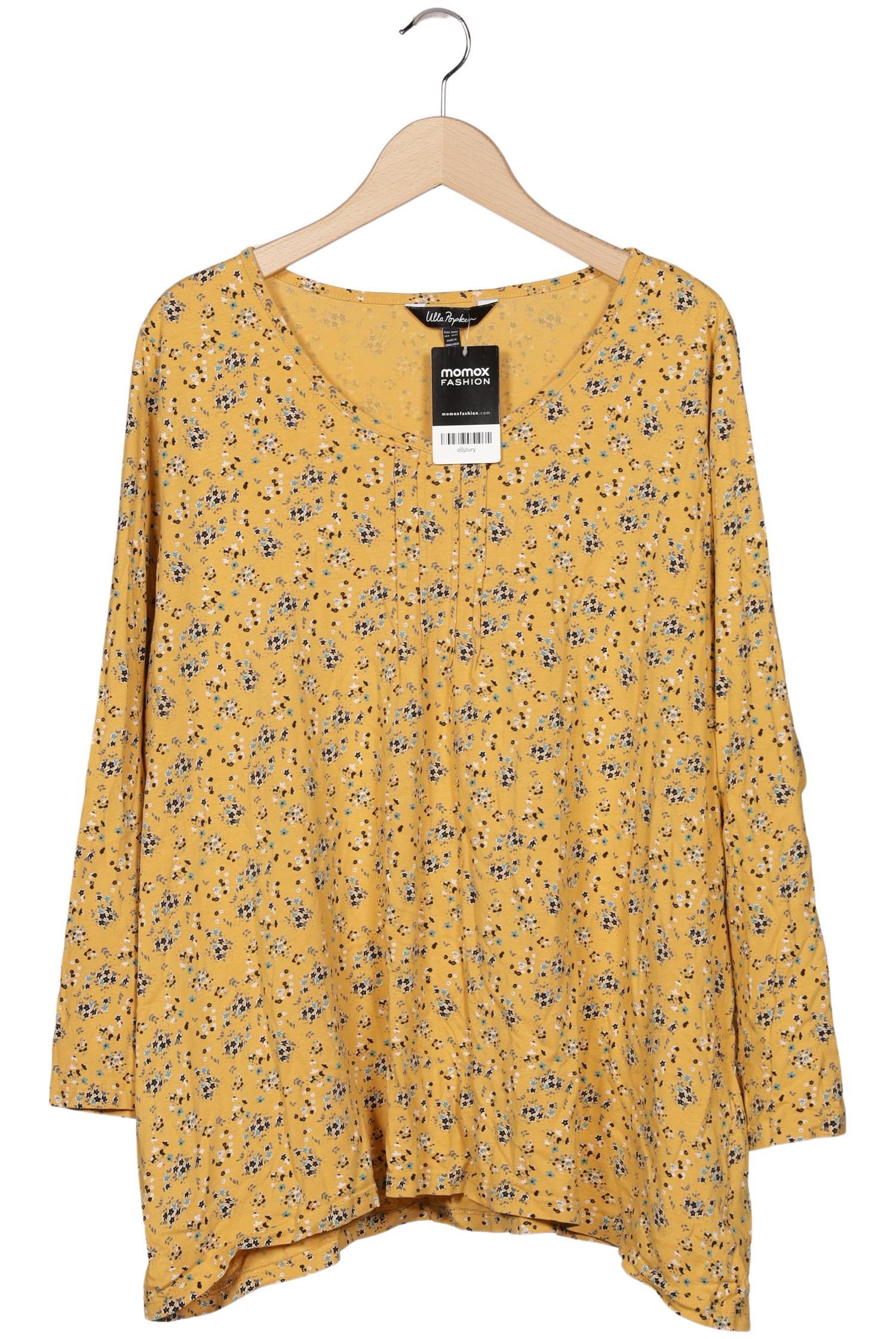 

Ulla Popken Damen Langarmshirt, gelb, Gr. 50