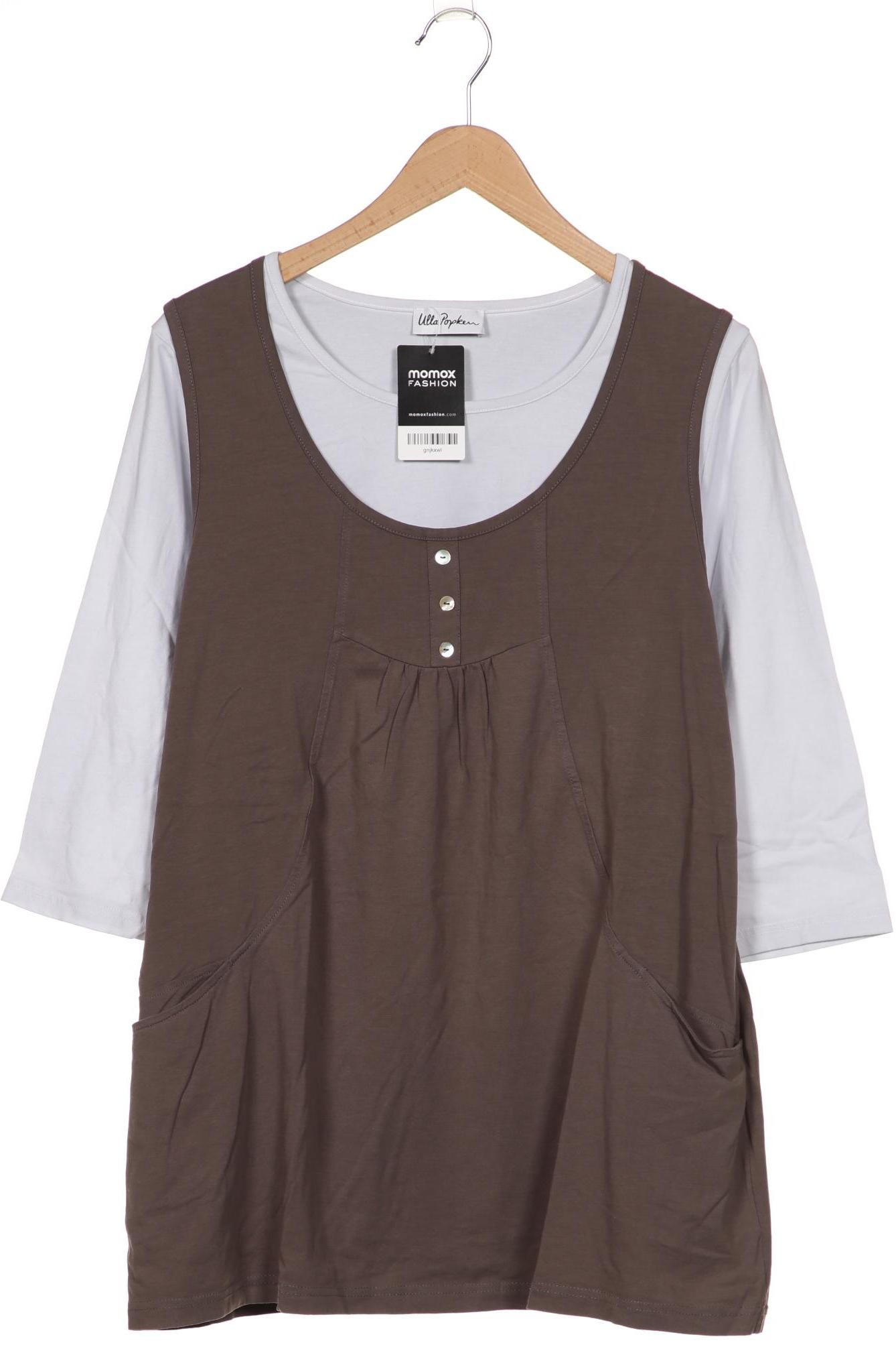 

Ulla Popken Damen Langarmshirt, braun