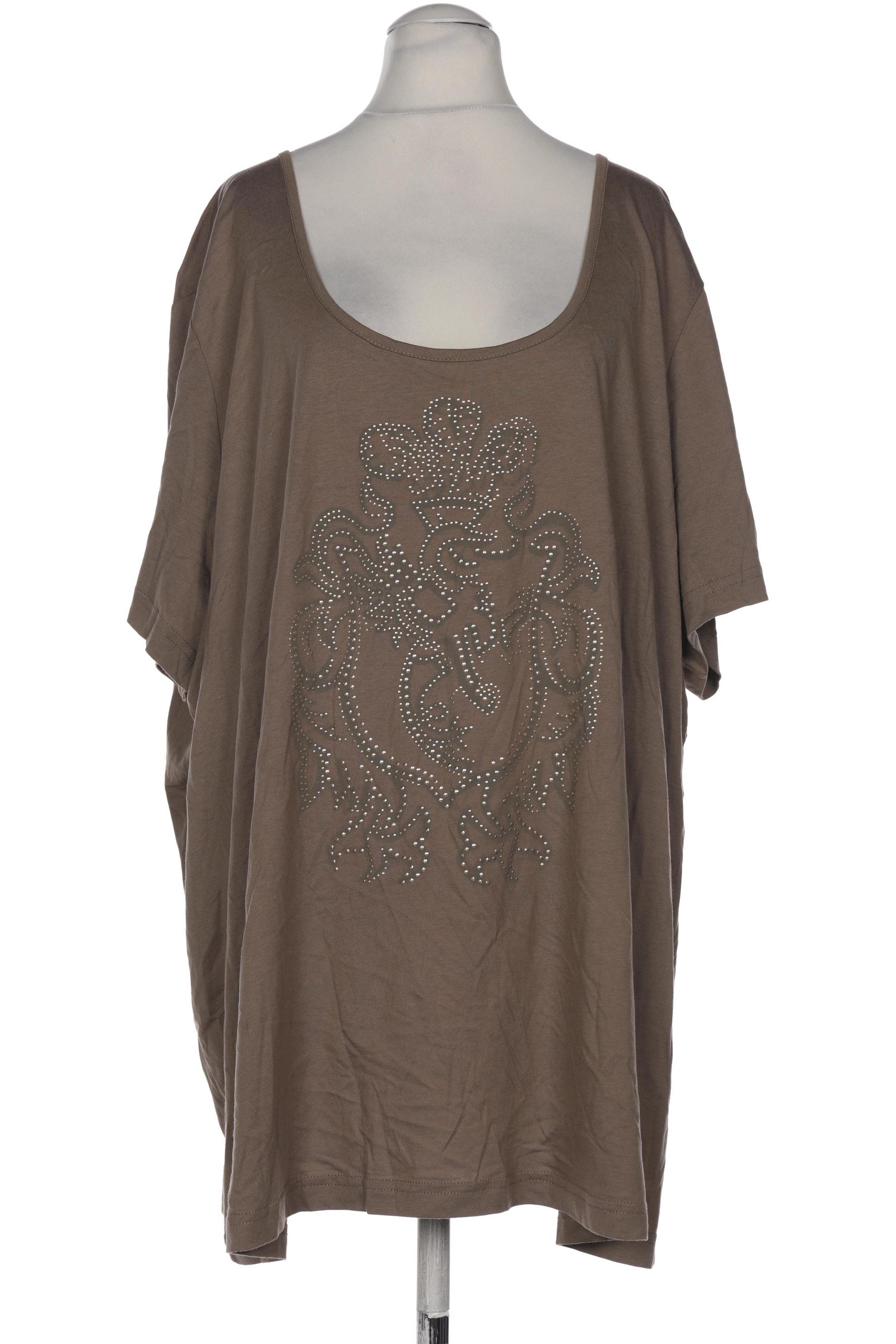 

Ulla Popken Damen T-Shirt, braun, Gr. 58