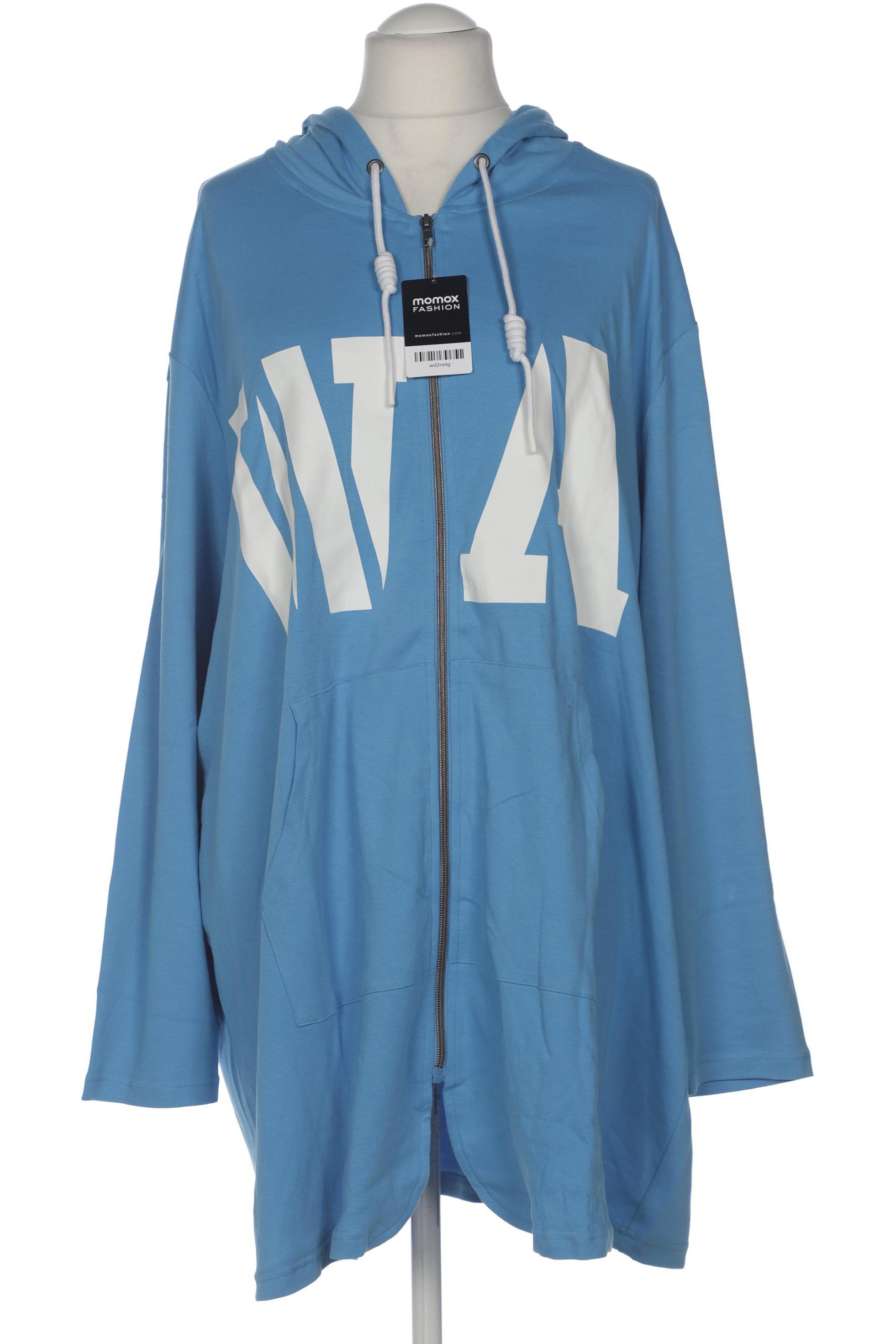 

Ulla Popken Damen Kapuzenpullover, blau, Gr. 58