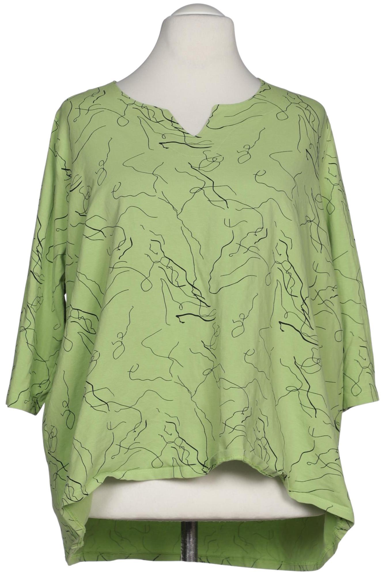 

Ulla Popken Damen Langarmshirt, hellgrün, Gr. 54
