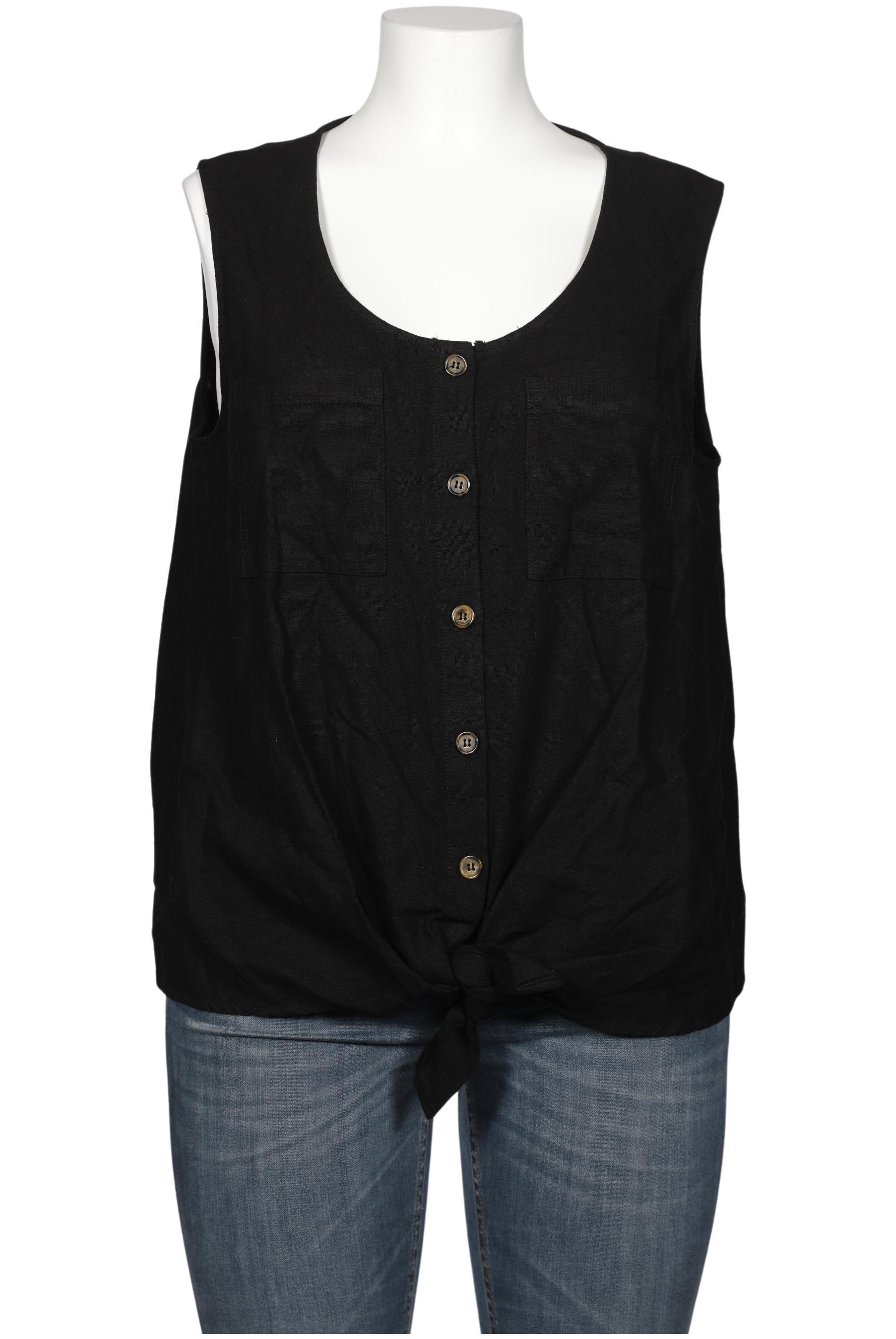 

Ulla Popken Damen Bluse, schwarz, Gr. 46