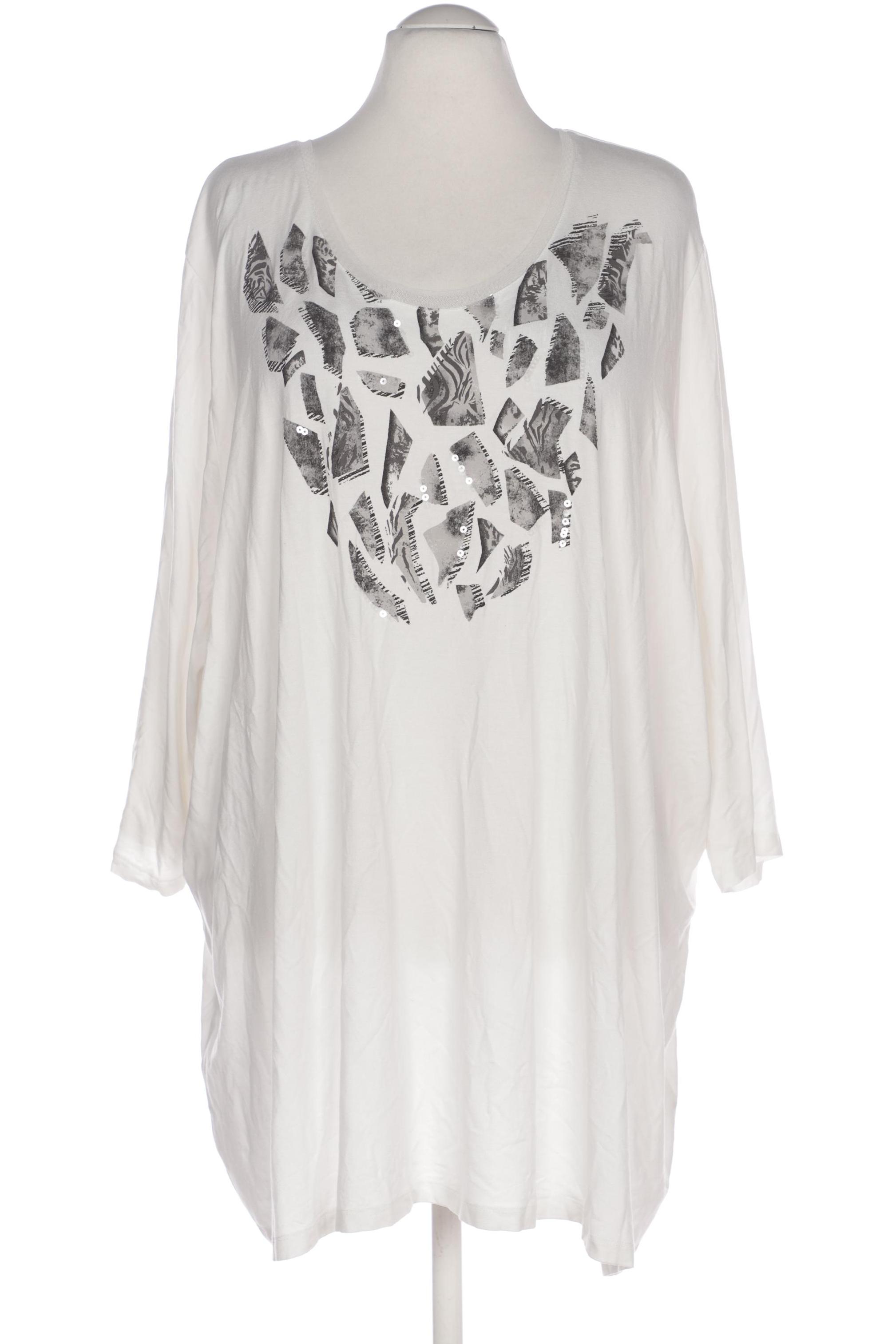 

Ulla Popken Damen T-Shirt, weiß, Gr. 62