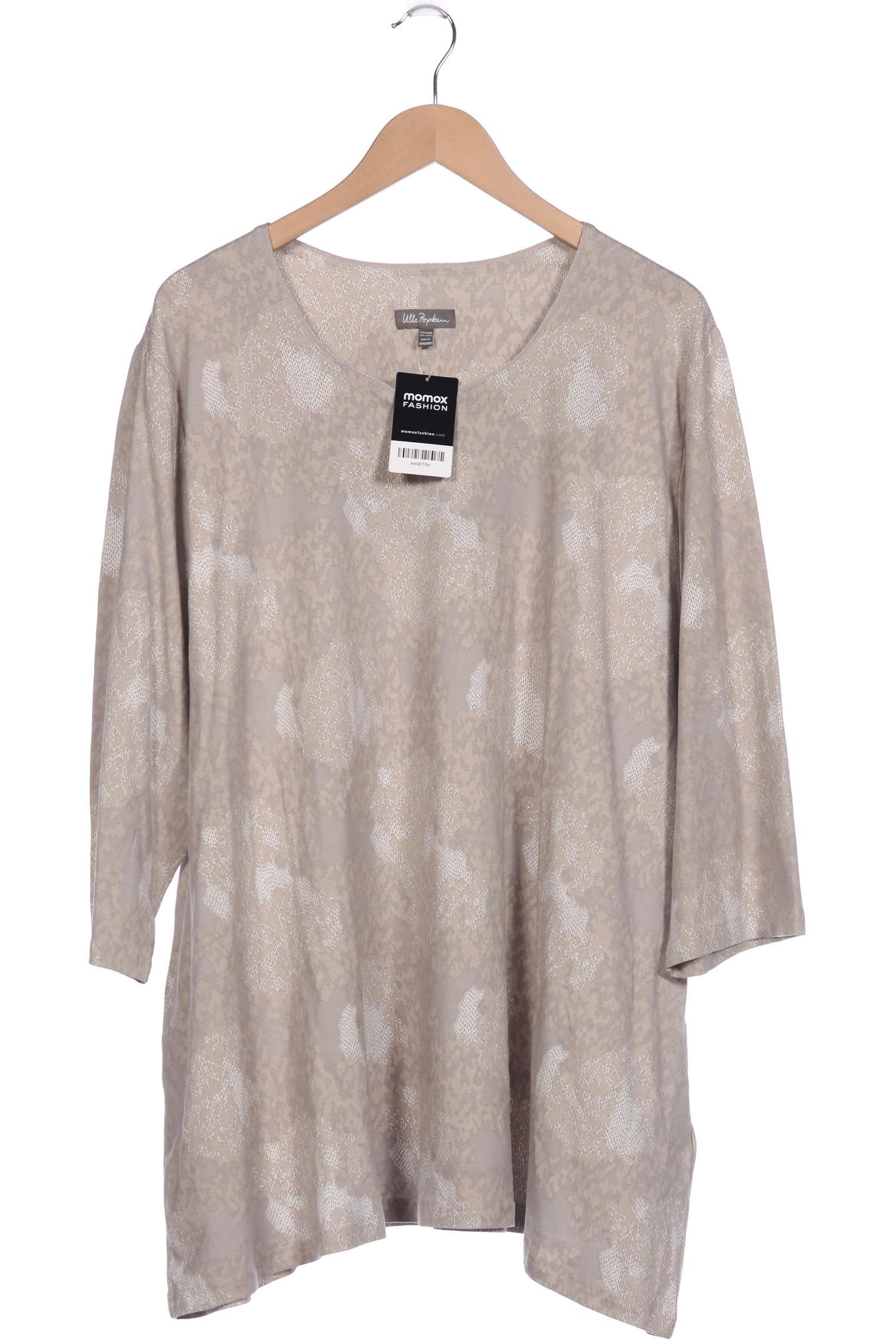 

Ulla Popken Damen Langarmshirt, grau, Gr. 58
