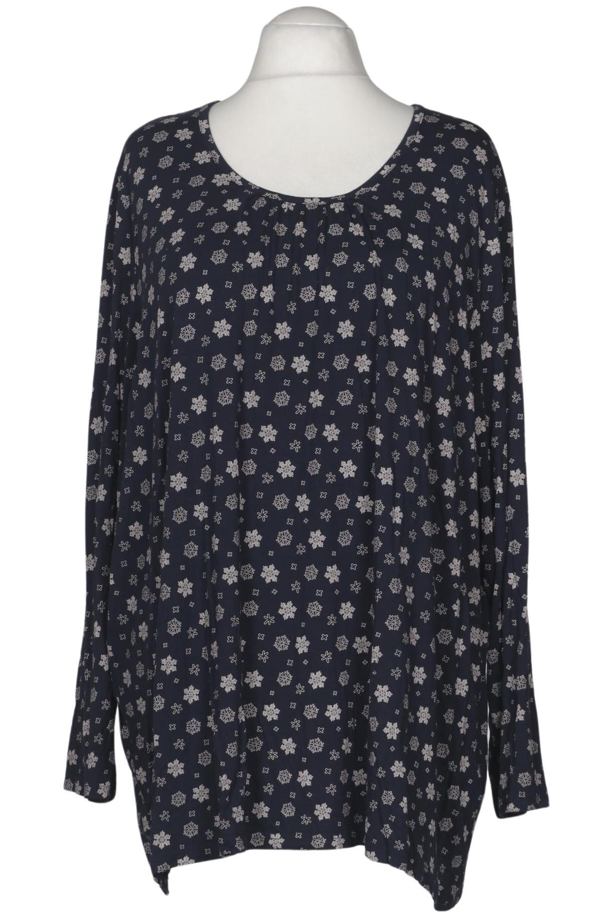 

Ulla Popken Damen Langarmshirt, marineblau, Gr. 54