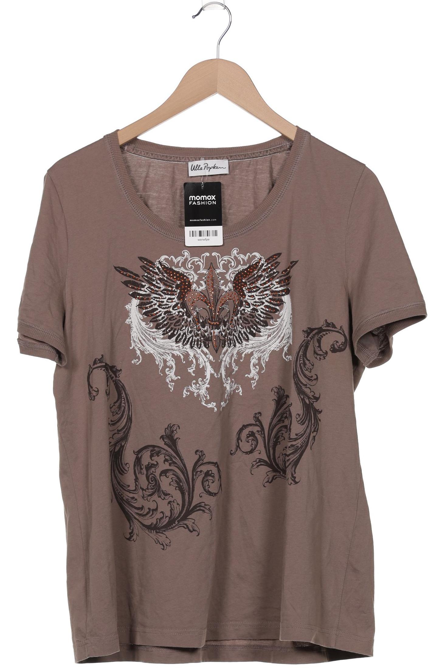 

Ulla Popken Damen T-Shirt, braun, Gr. 46