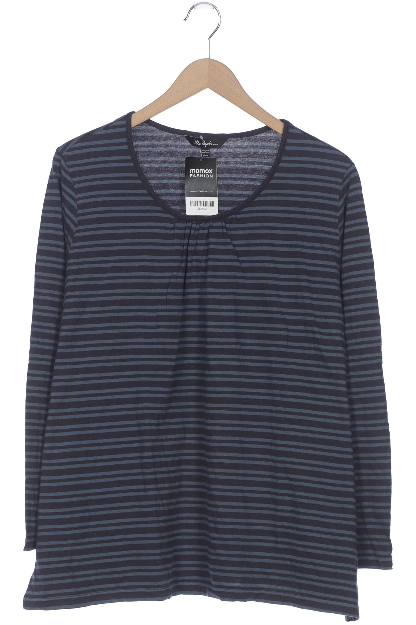 

Ulla Popken Damen Langarmshirt, blau, Gr. 50