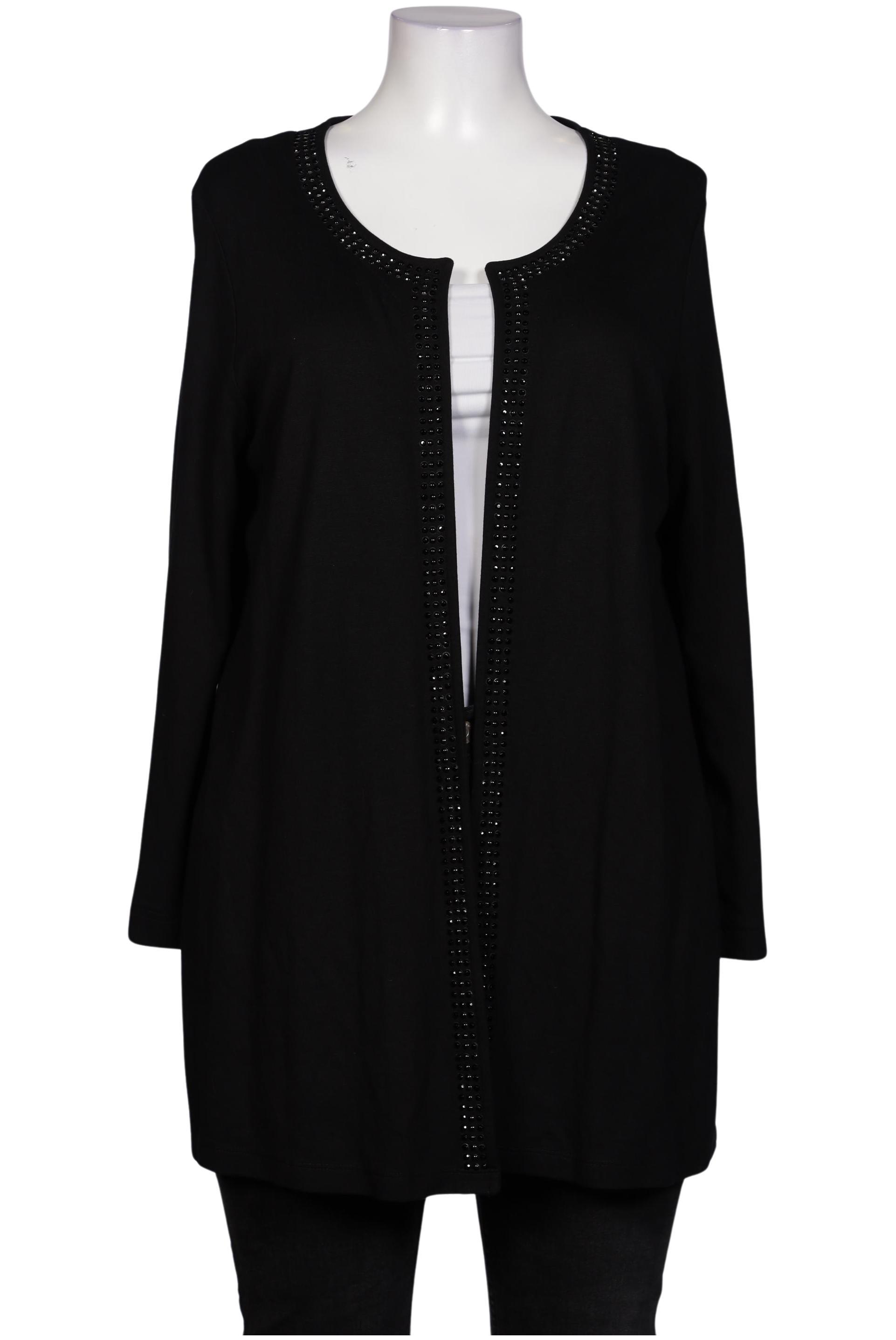 

Ulla Popken Damen Strickjacke, schwarz, Gr. 46