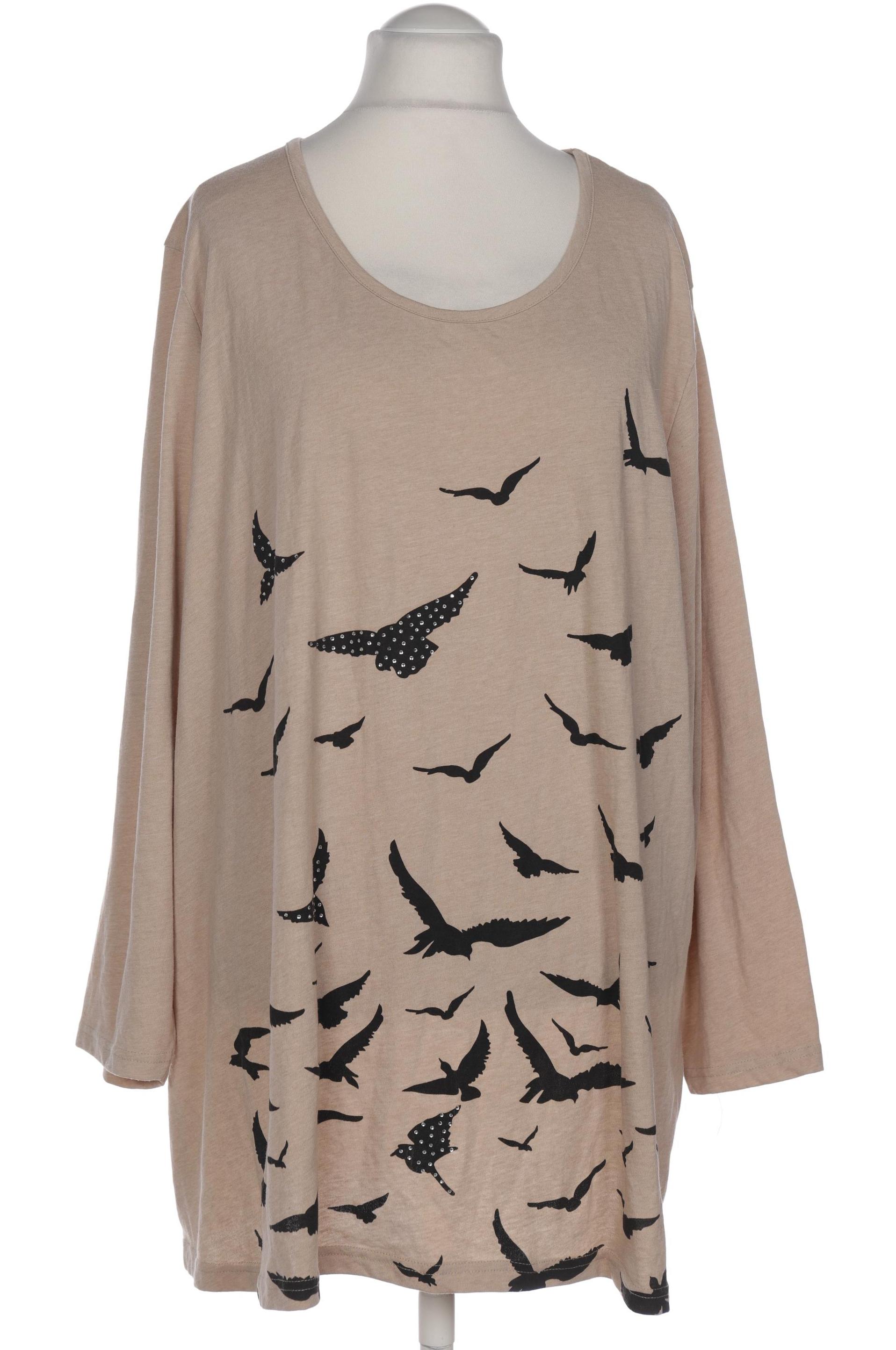 

Ulla Popken Damen Langarmshirt, beige