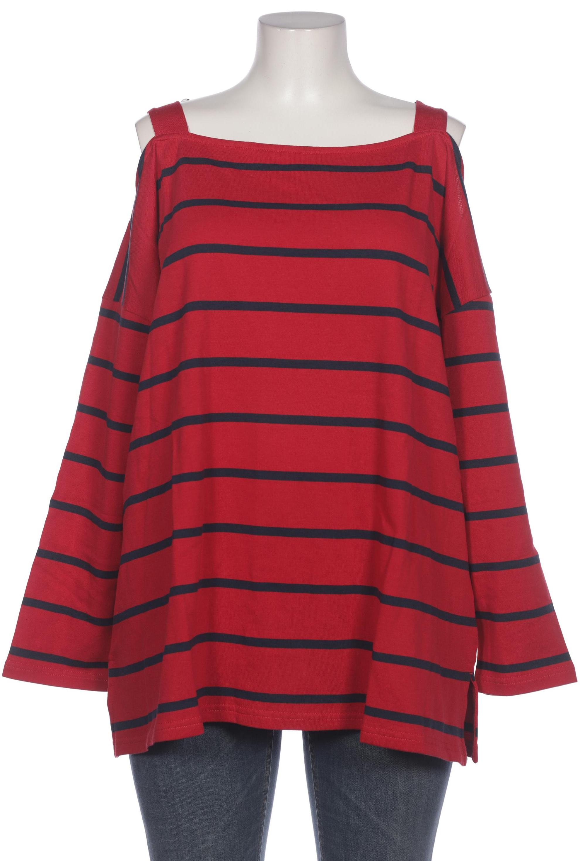 

Ulla Popken Damen Langarmshirt, rot, Gr. 50