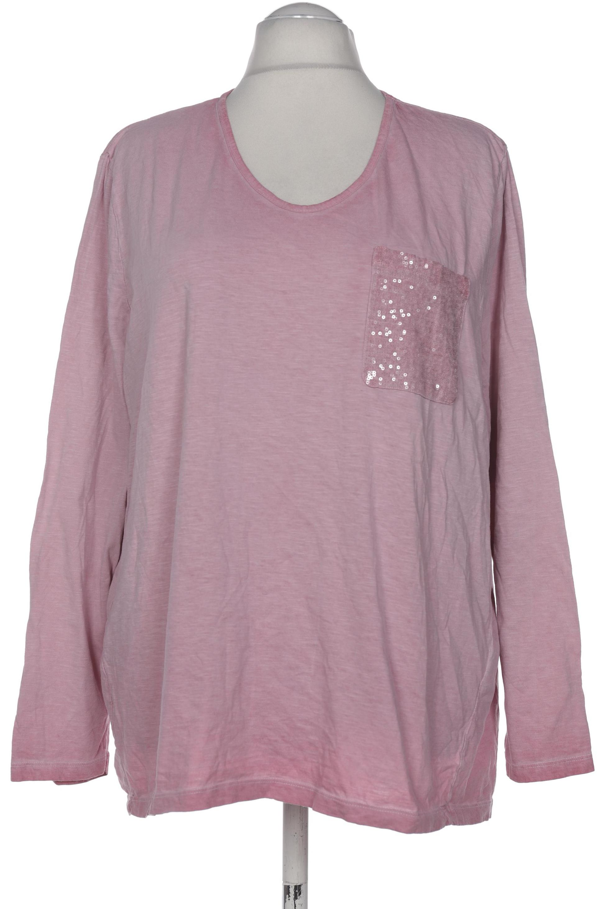 

Ulla Popken Damen Langarmshirt, pink, Gr. 54