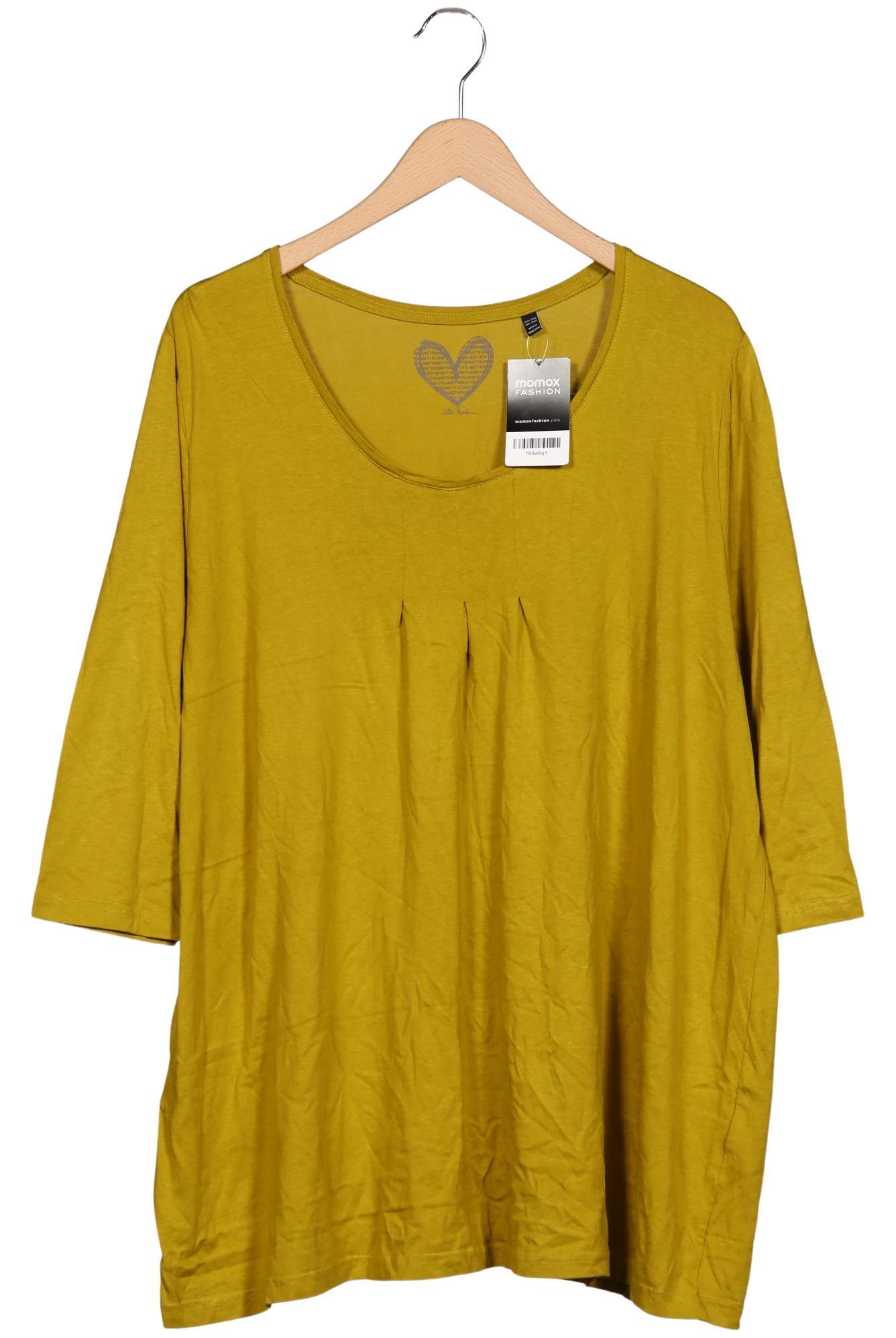 

Ulla Popken Damen Langarmshirt, gelb, Gr. 50