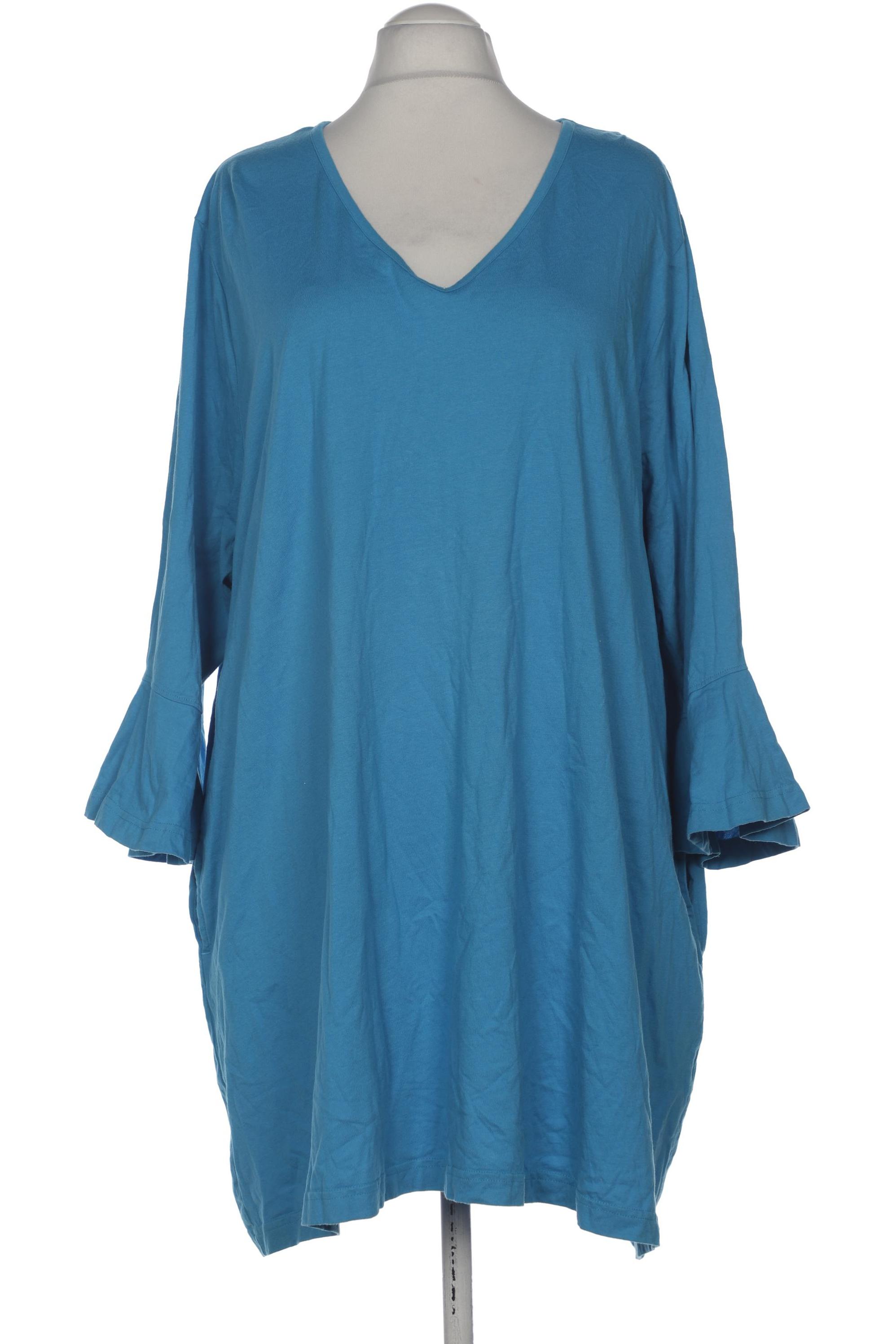 

Ulla Popken Damen Langarmshirt, blau, Gr. 58