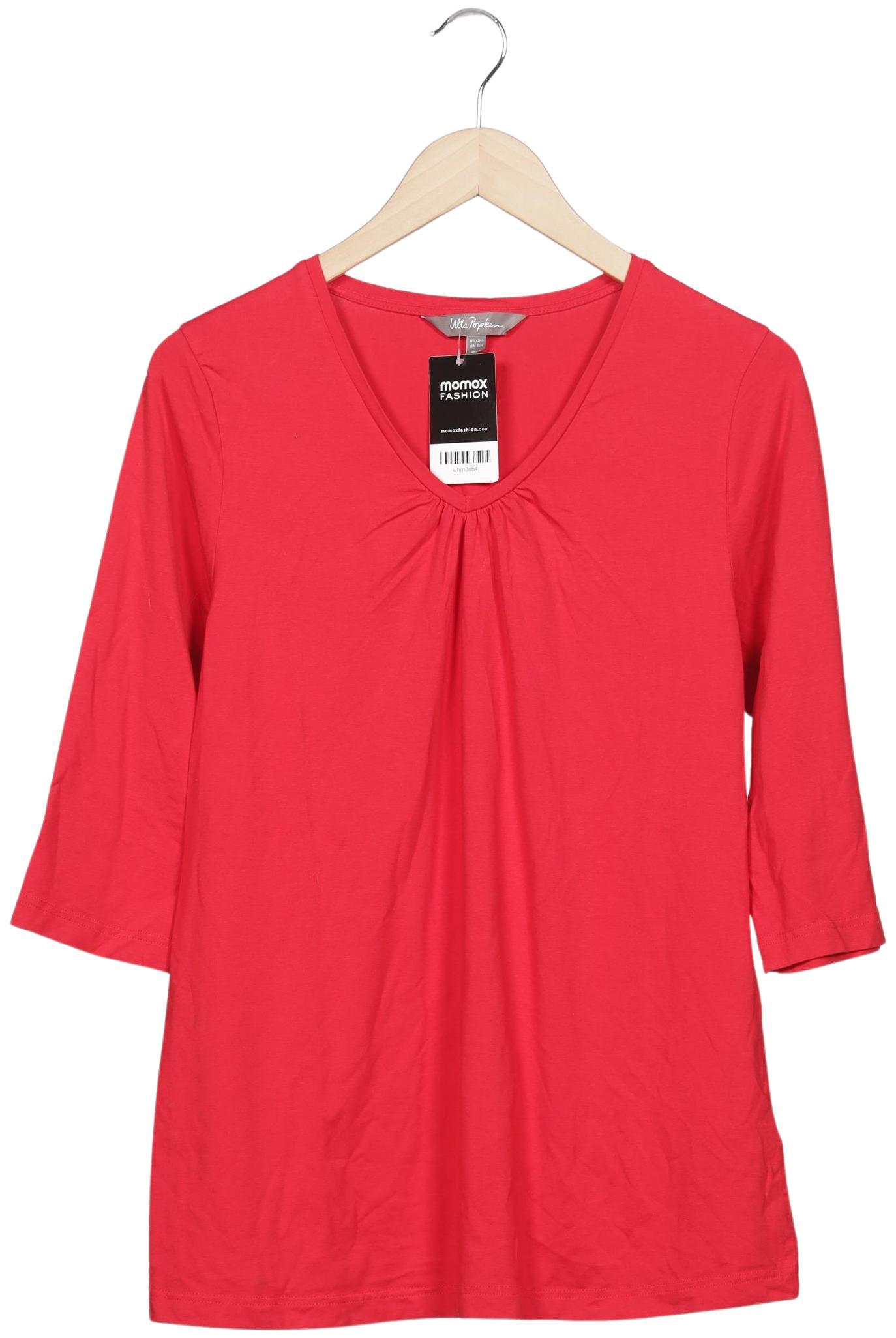 

Ulla Popken Damen Langarmshirt, rot, Gr. 42
