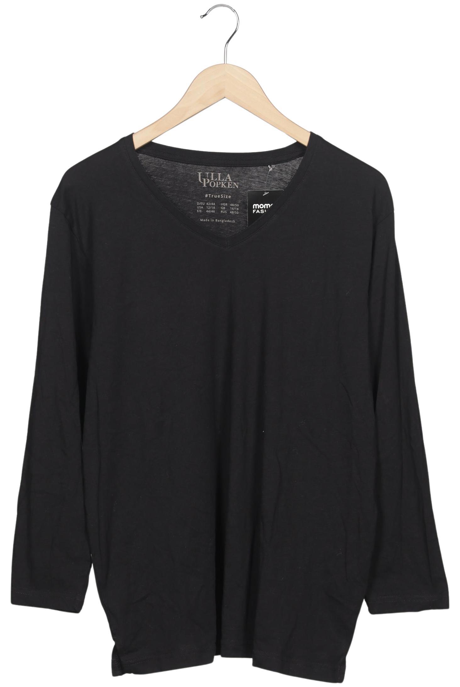 

Ulla Popken Damen Langarmshirt, schwarz, Gr. 42