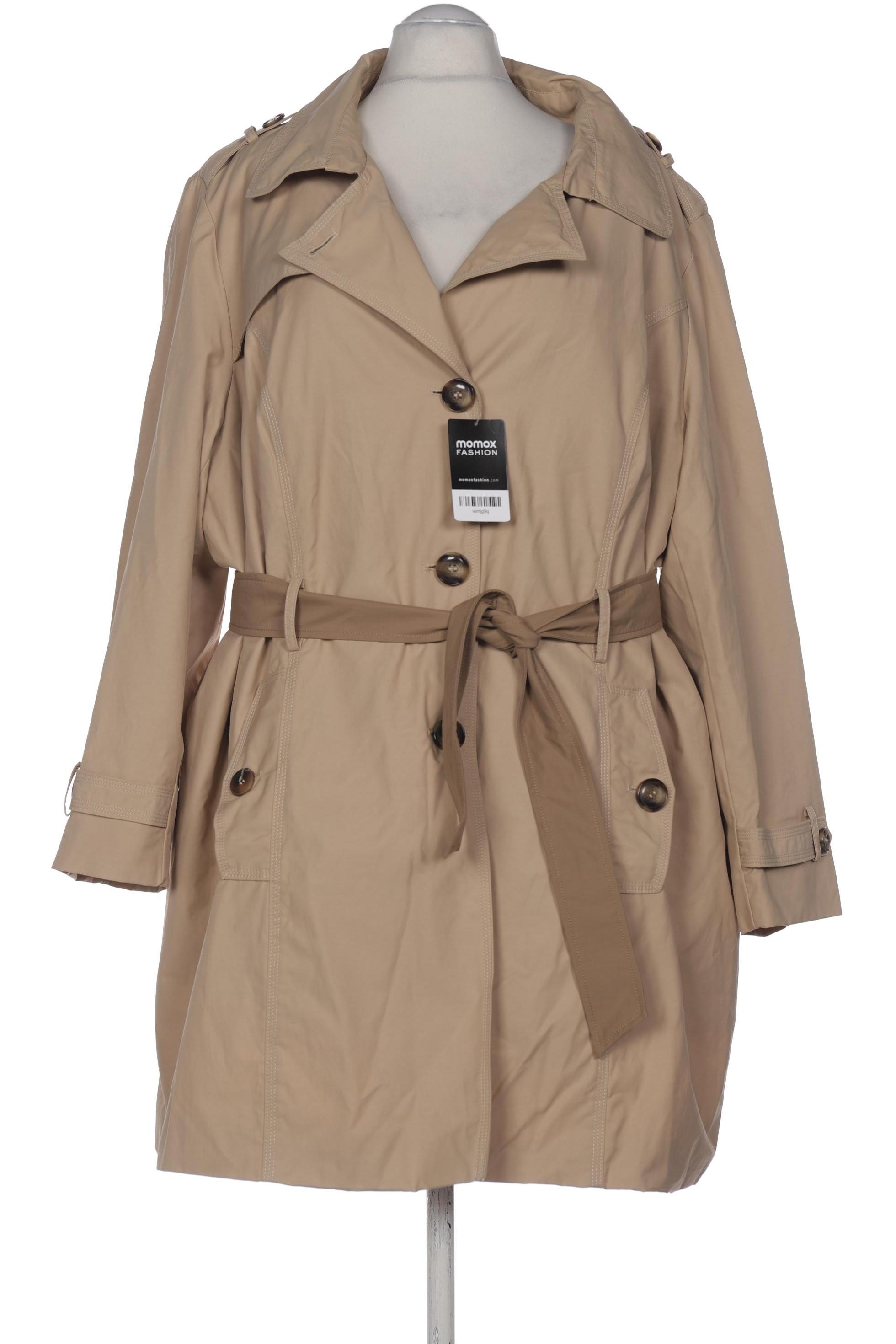 

Ulla Popken Damen Mantel, beige, Gr. 56