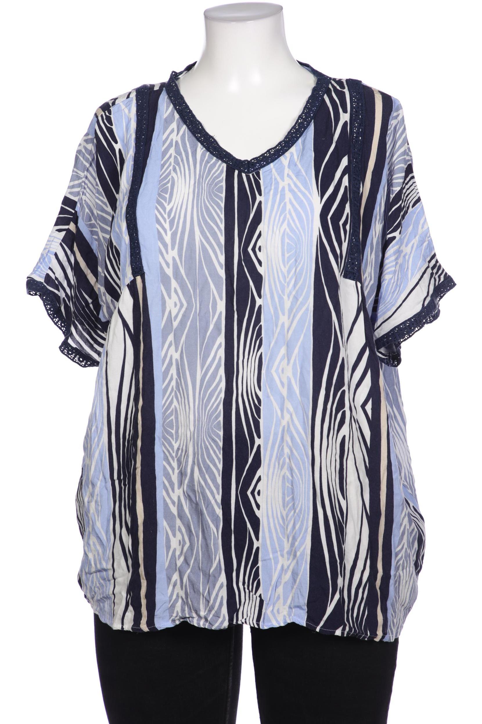 

Ulla Popken Damen Bluse, blau, Gr. 46