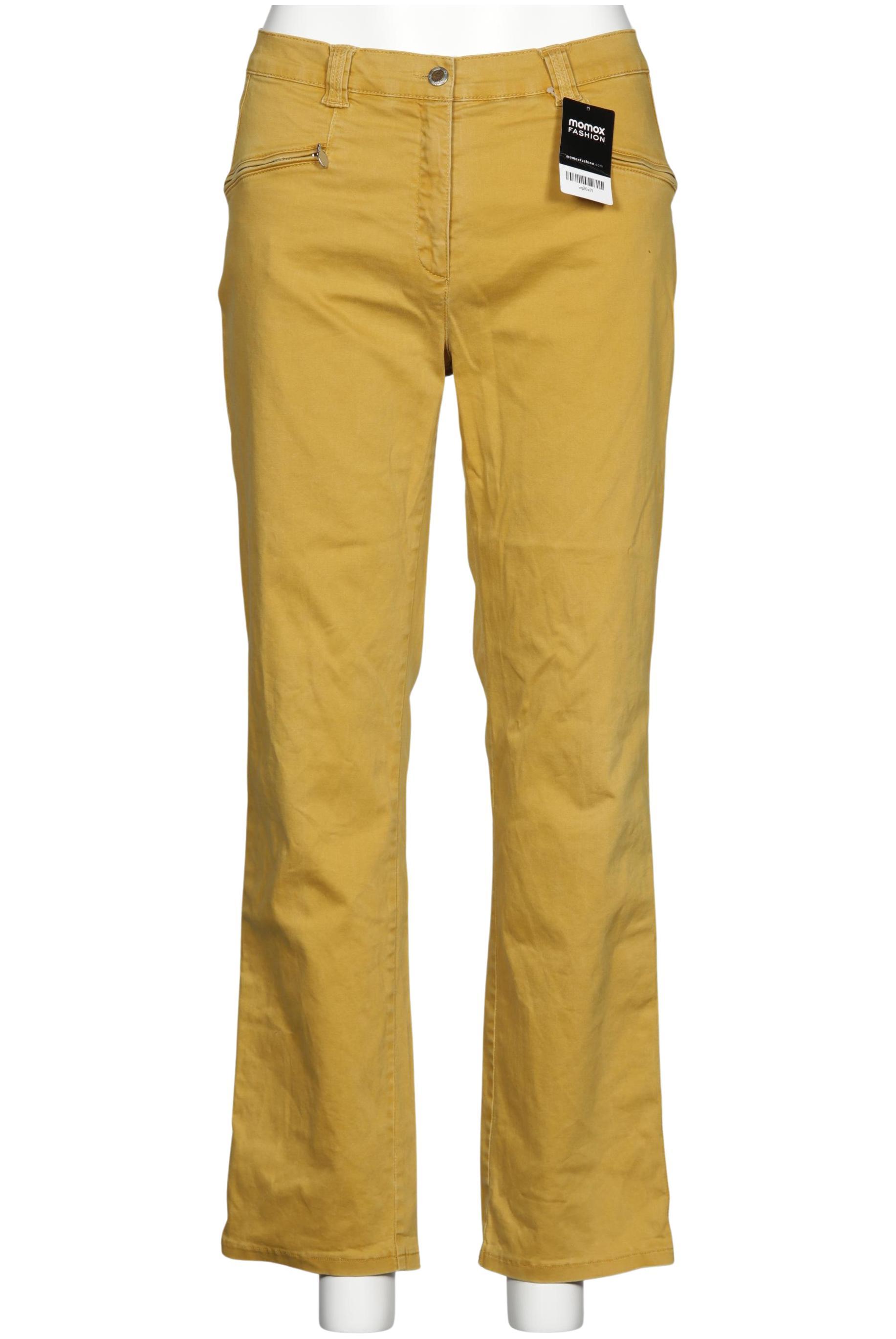 

Ulla Popken Damen Stoffhose, gelb, Gr. 44