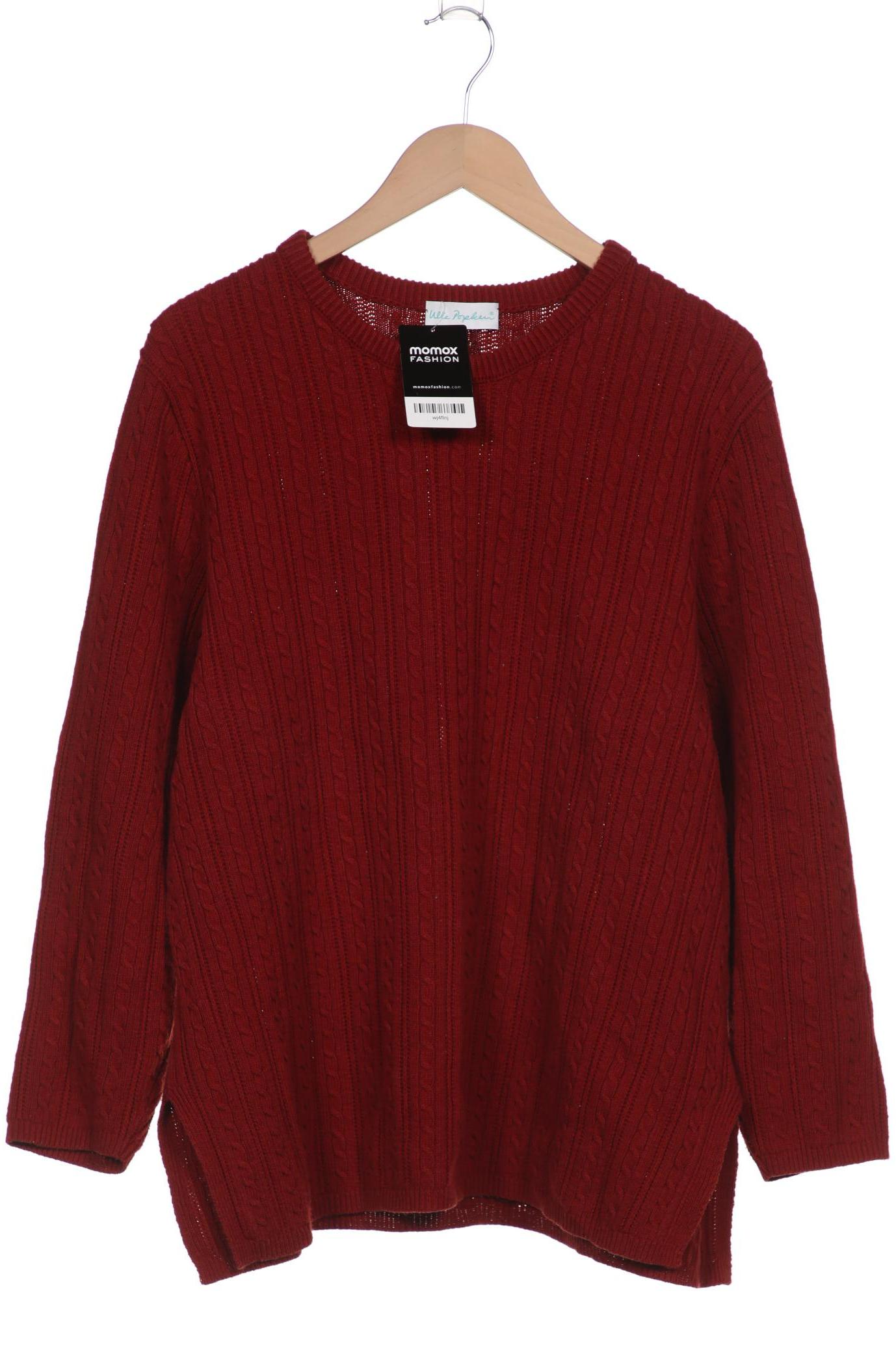

Ulla Popken Damen Pullover, bordeaux