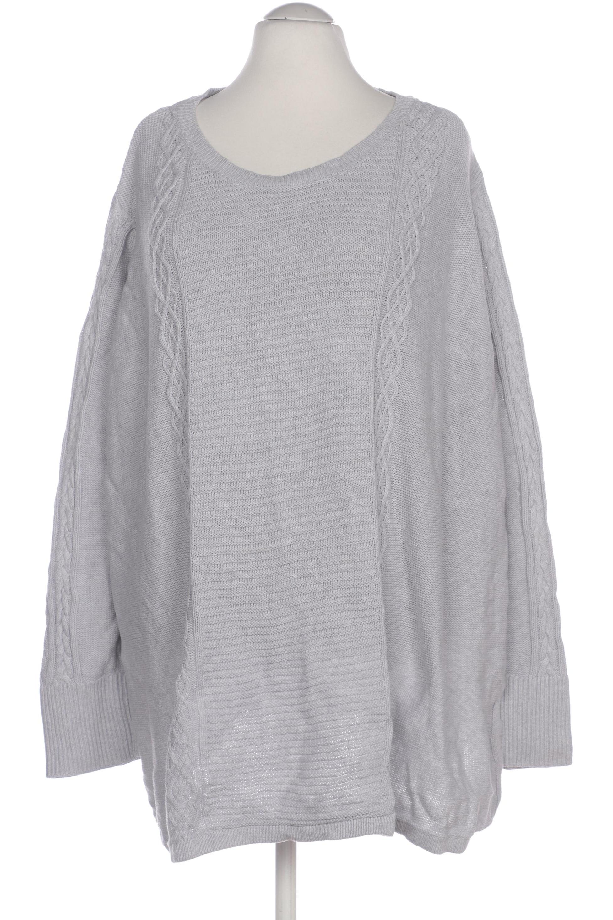 

Ulla Popken Damen Pullover, grau, Gr. 58