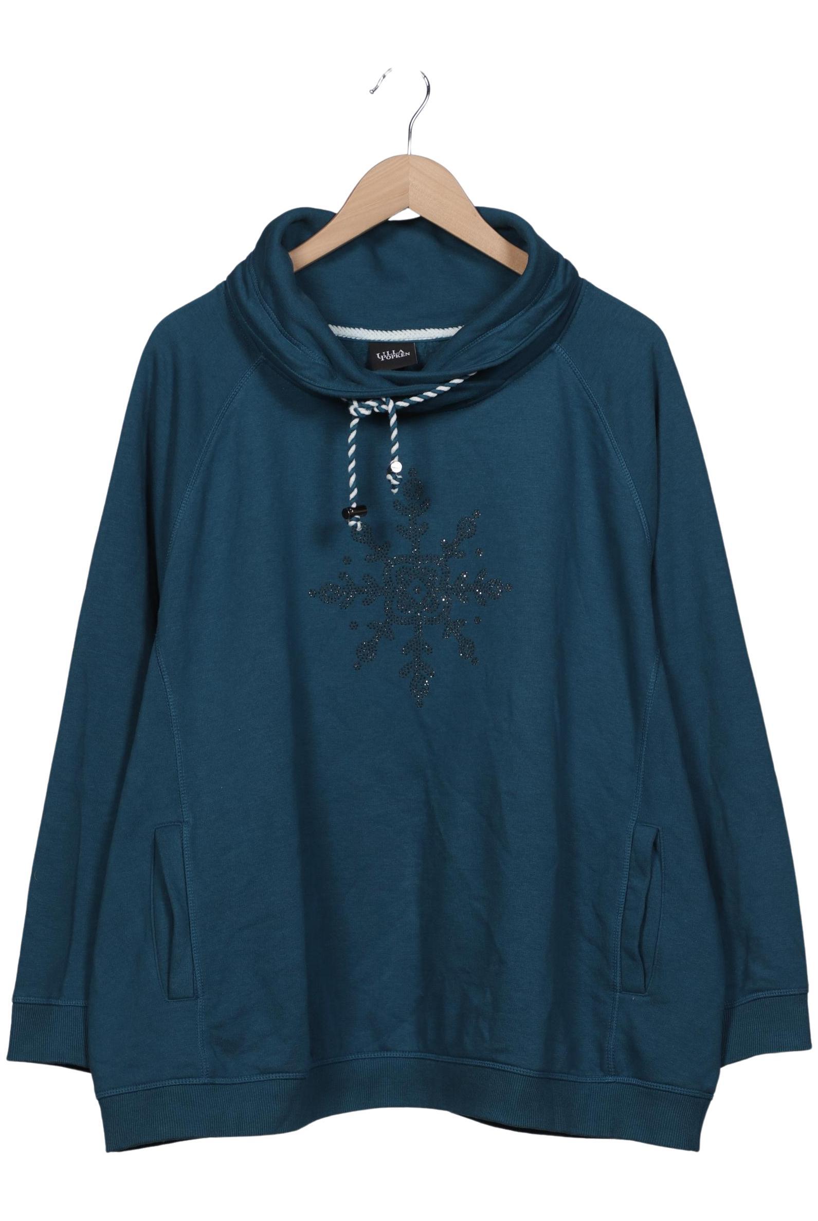 

Ulla Popken Damen Sweatshirt, türkis, Gr. 50