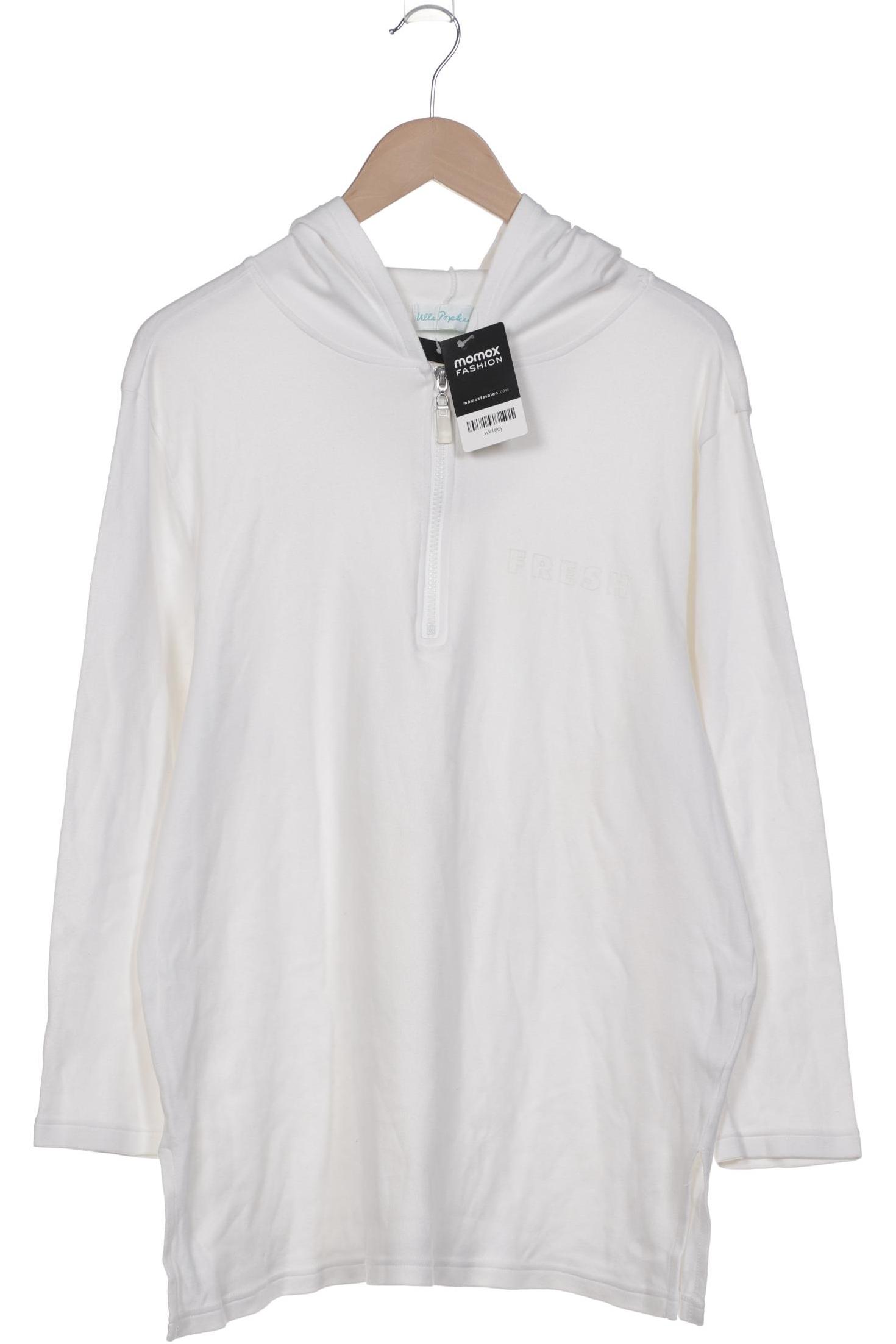 

Ulla Popken Damen Kapuzenpullover, weiß, Gr. 46