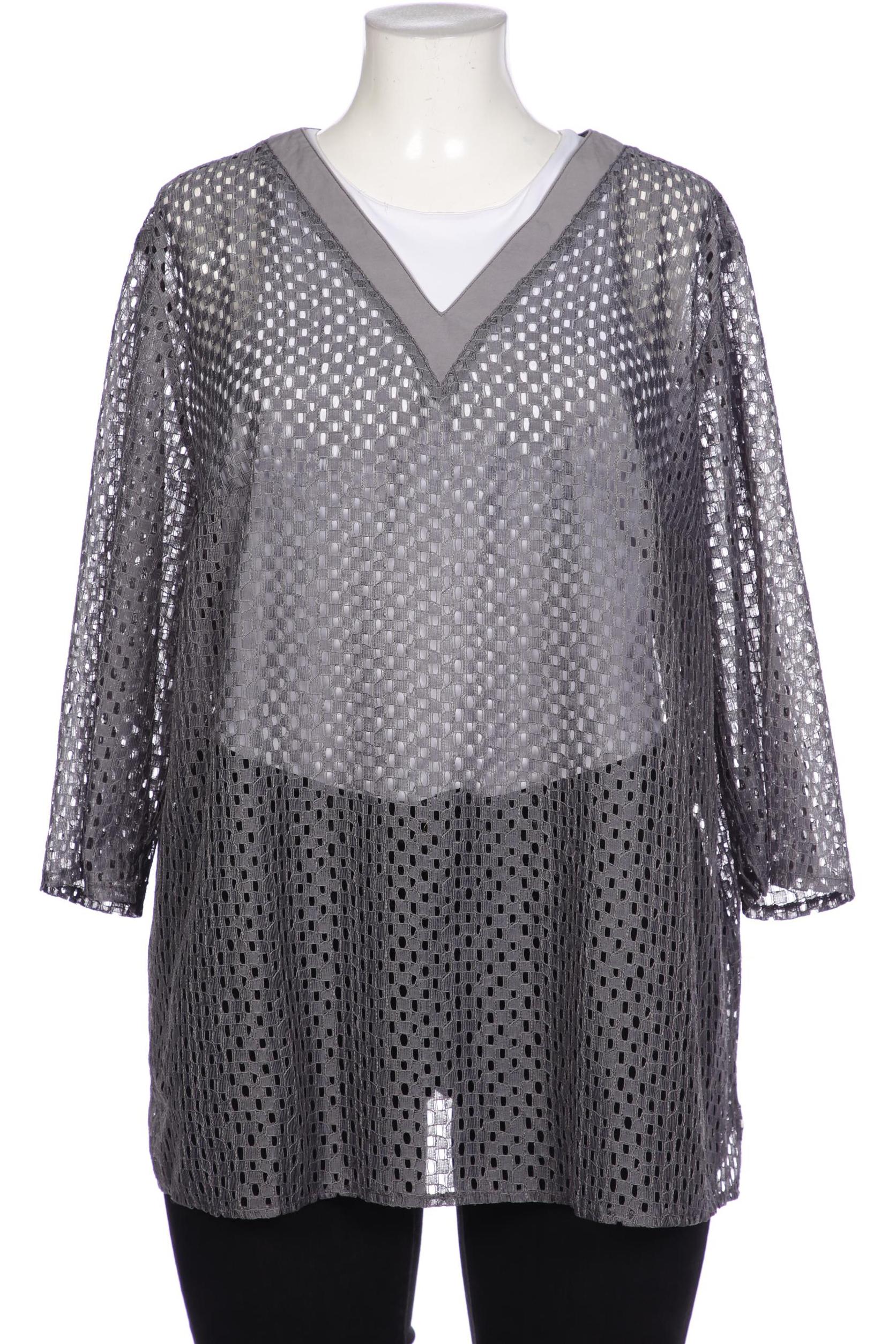 

Ulla Popken Damen Bluse, grau, Gr. 50