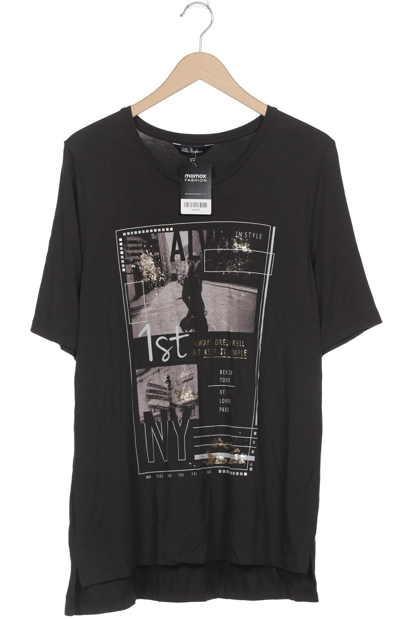 

Ulla Popken Damen T-Shirt, schwarz, Gr. 42