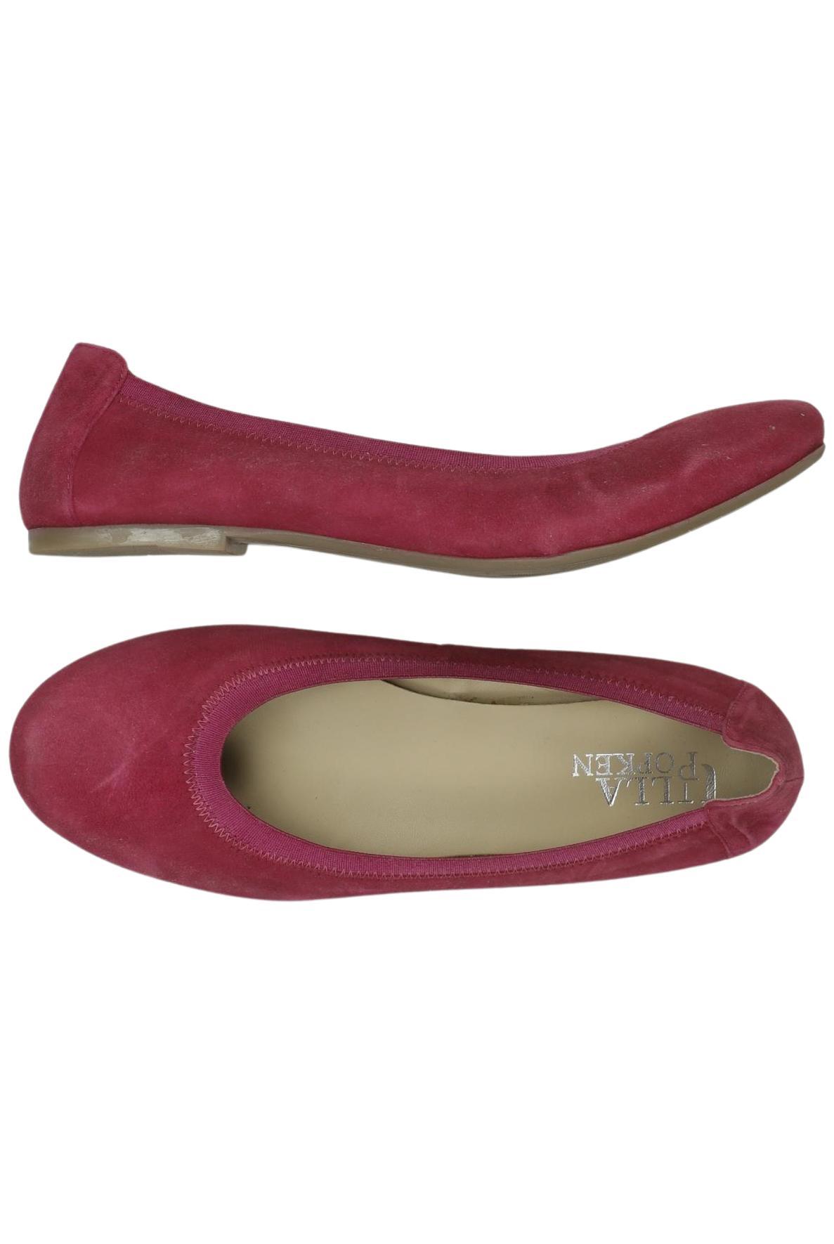 

Ulla Popken Damen Ballerinas, pink, Gr. 41