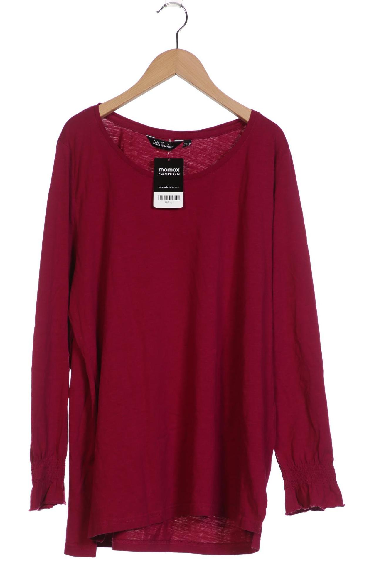 

Ulla Popken Damen Langarmshirt, bordeaux, Gr. 46