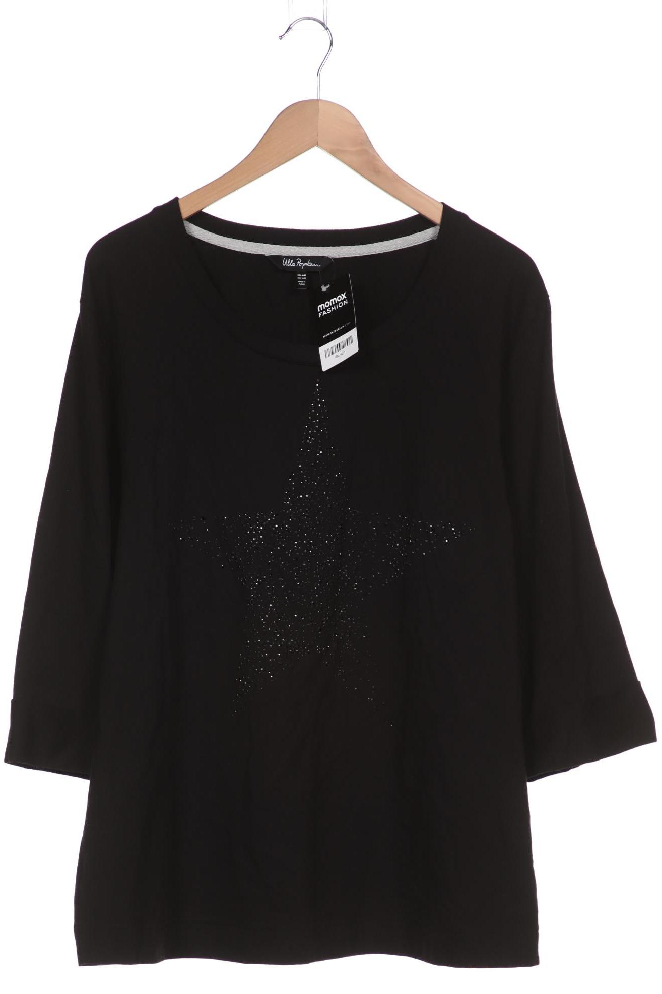 

Ulla Popken Damen Langarmshirt, schwarz, Gr. 46