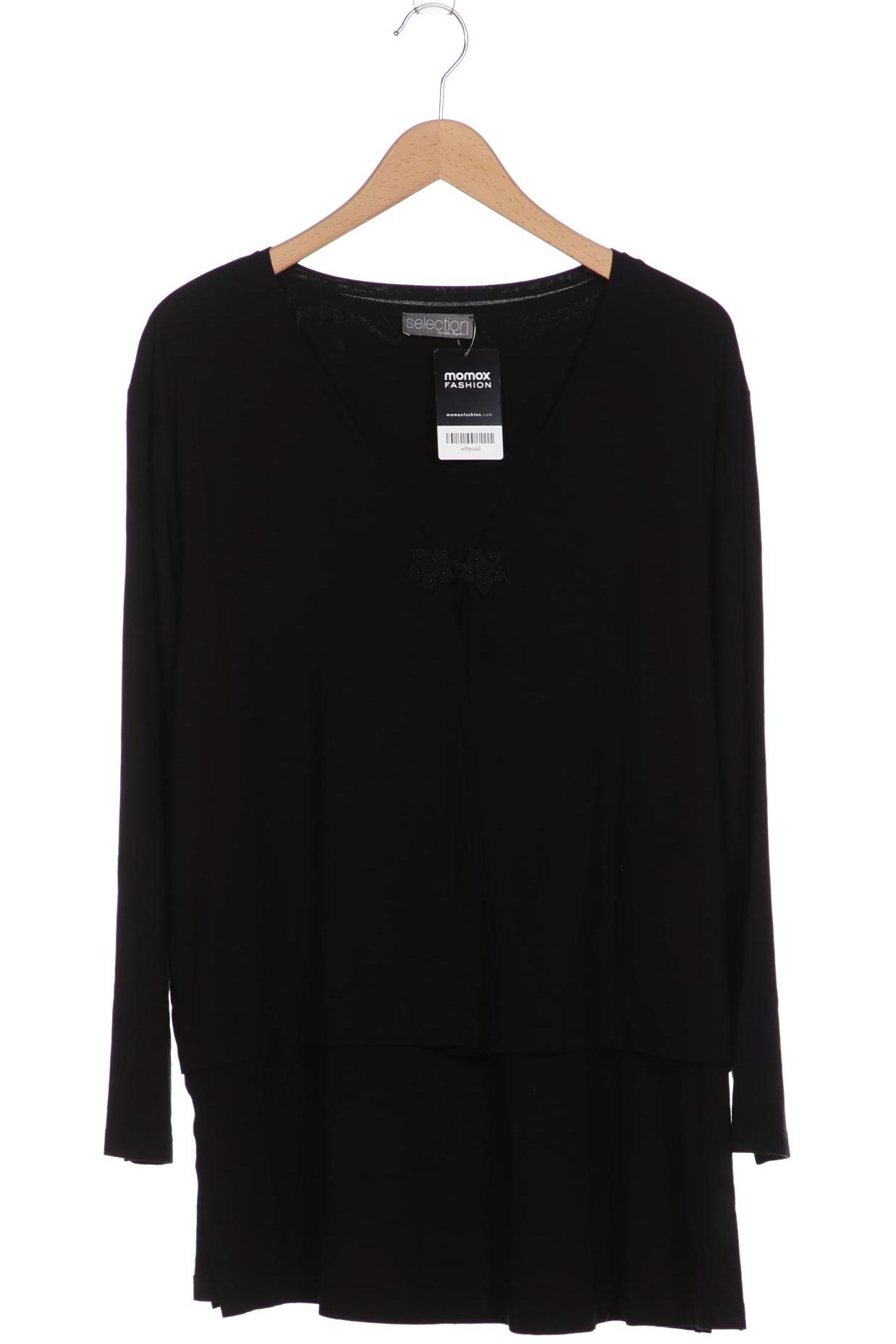 

Ulla Popken Damen Langarmshirt, schwarz