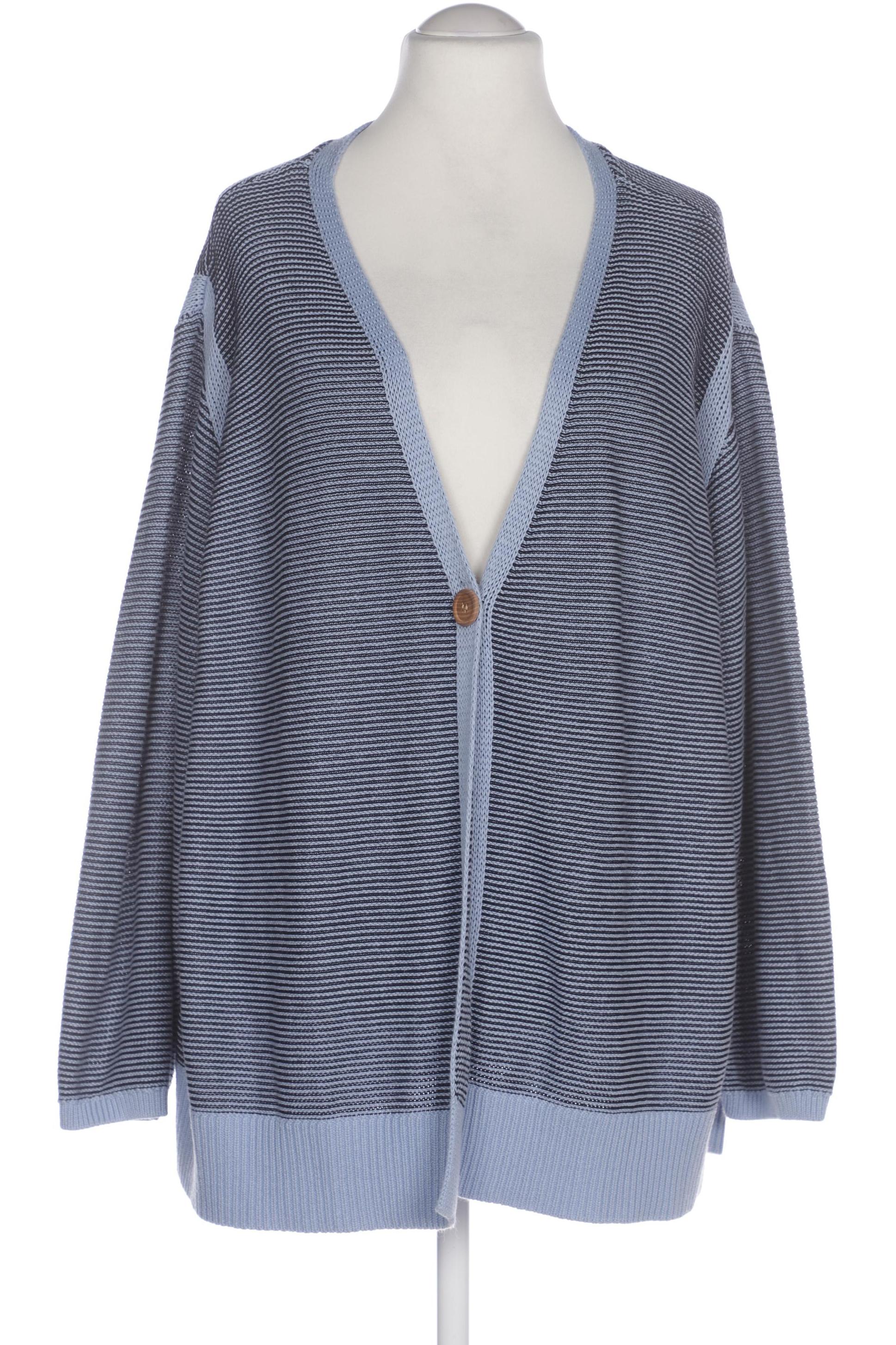 

Ulla Popken Damen Strickjacke, blau, Gr. 54
